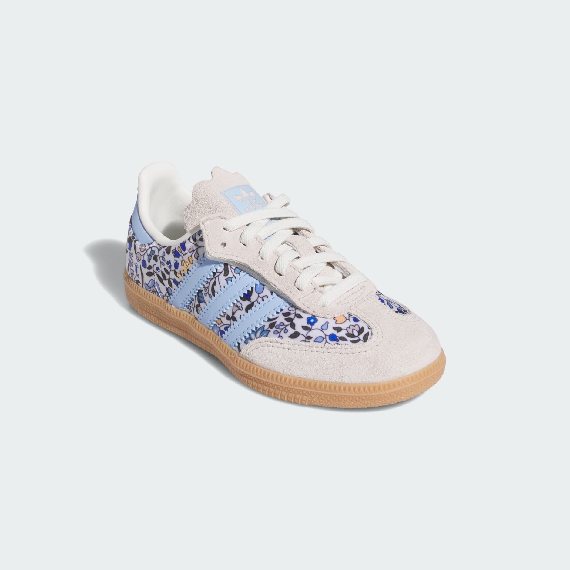Pantofi sport Samba OG x Liberty London Comfort Closure cu șireturi elastice, pentru copii