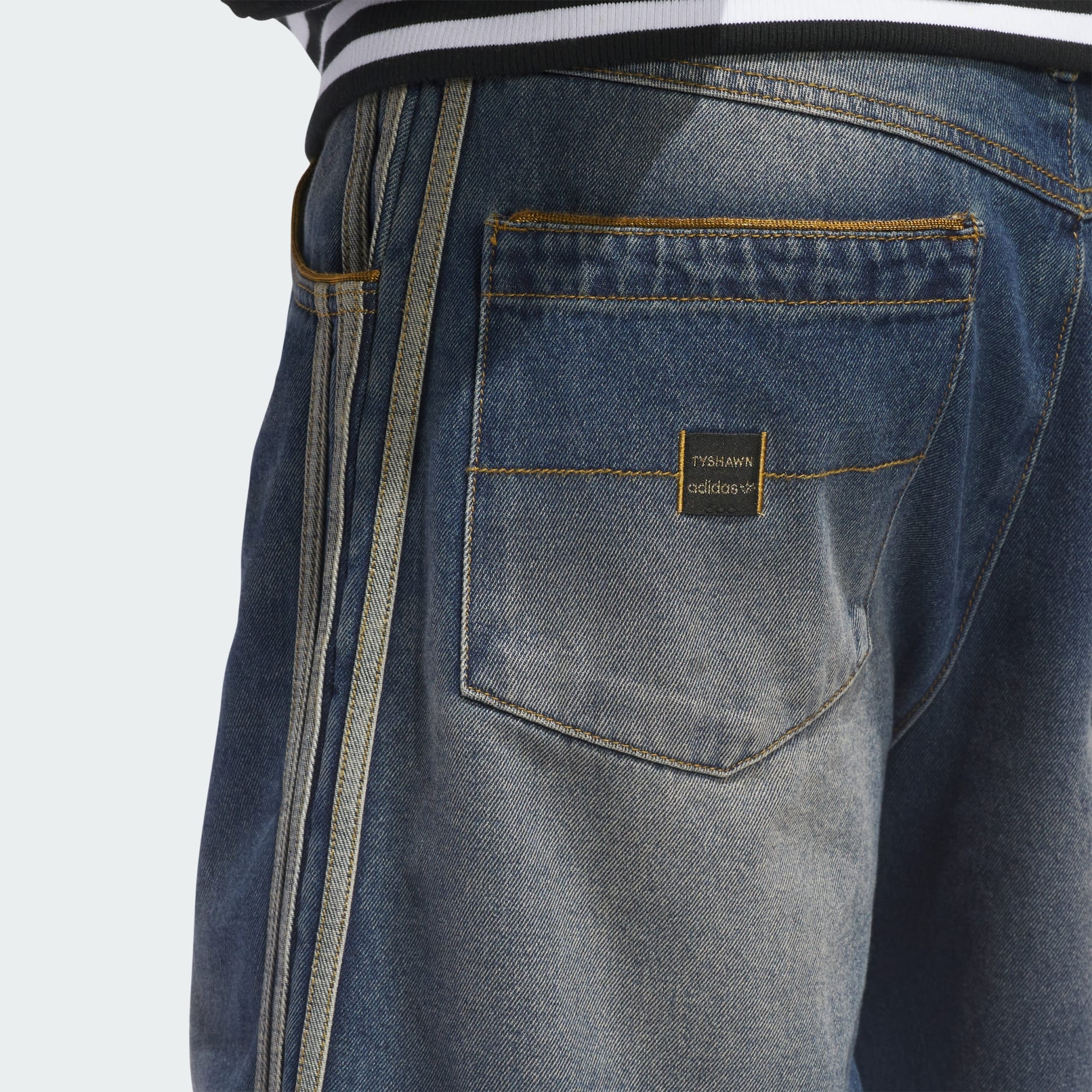 SKATEBOARDING x TYSHAWN WASHED DENIM SHORTS