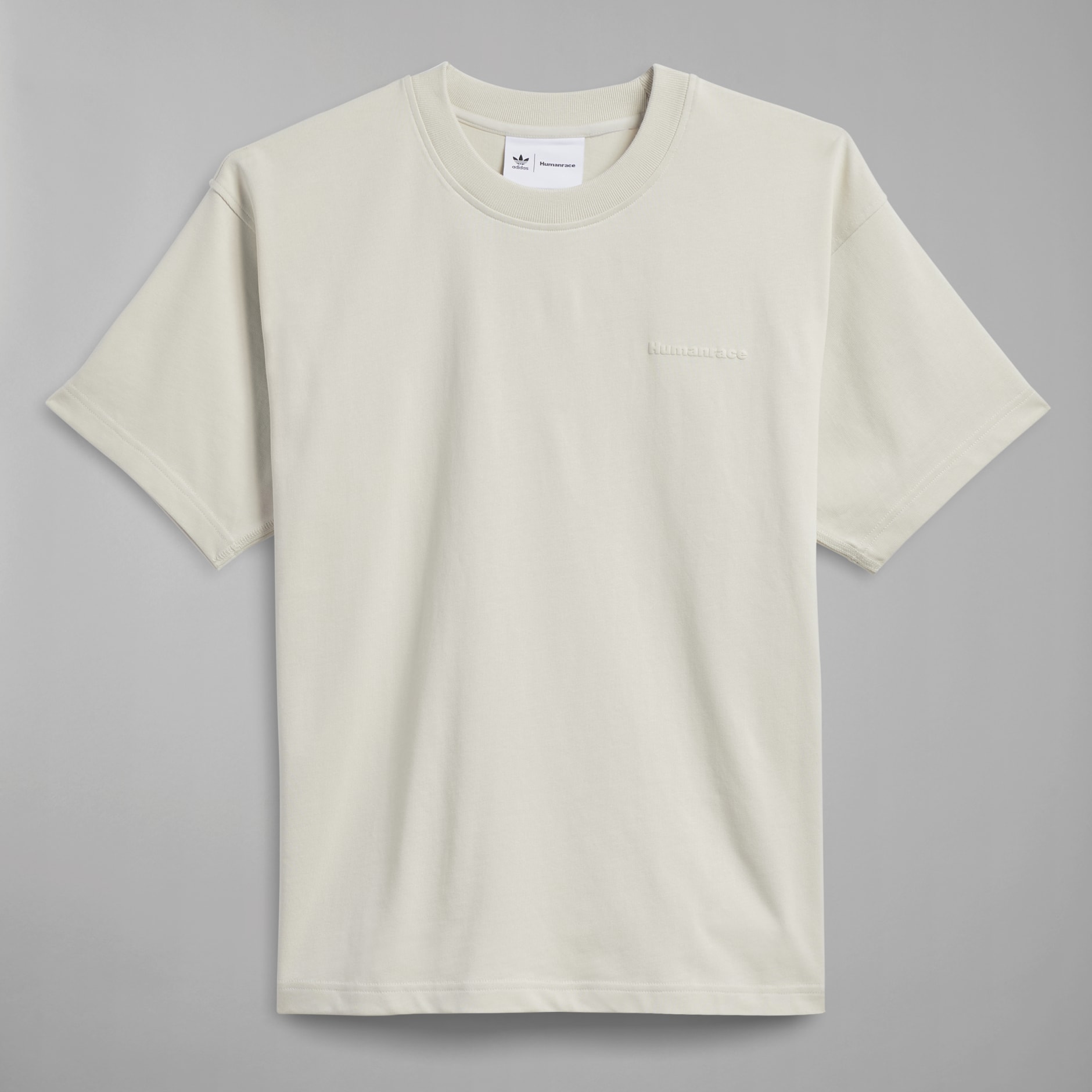 adidas Pharrell Williams Basics Tee (Gender Neutral) - Beige | adidas IL