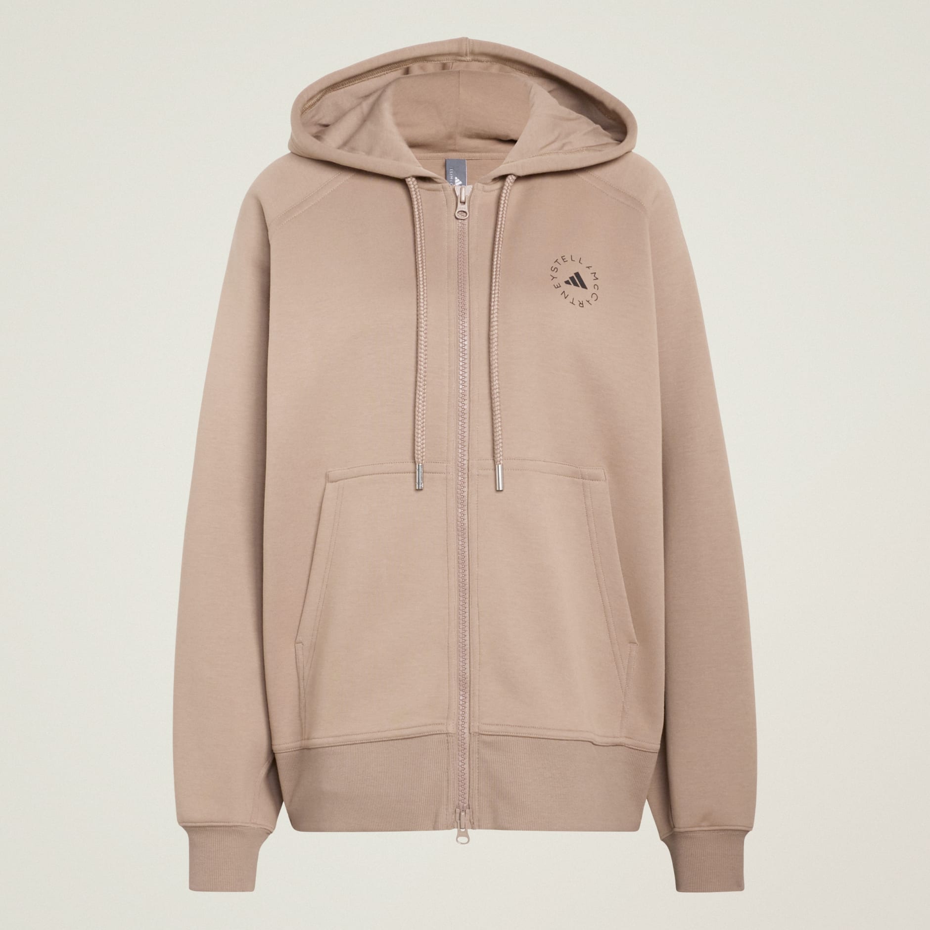 Majica s kapuljačom i punim patentnim zatvaračem adidas by Stella McCartney