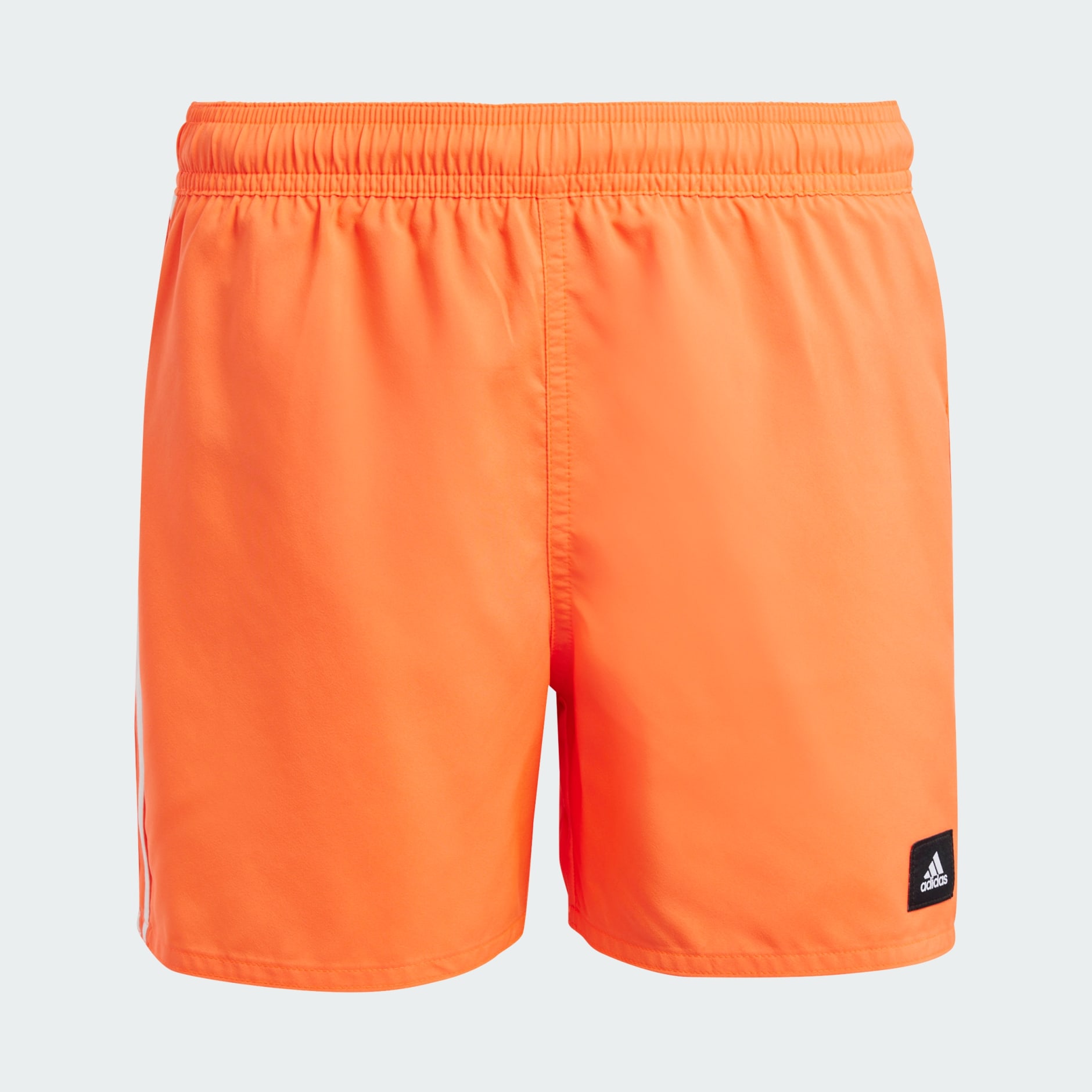 Adidas shorts orange stripes online