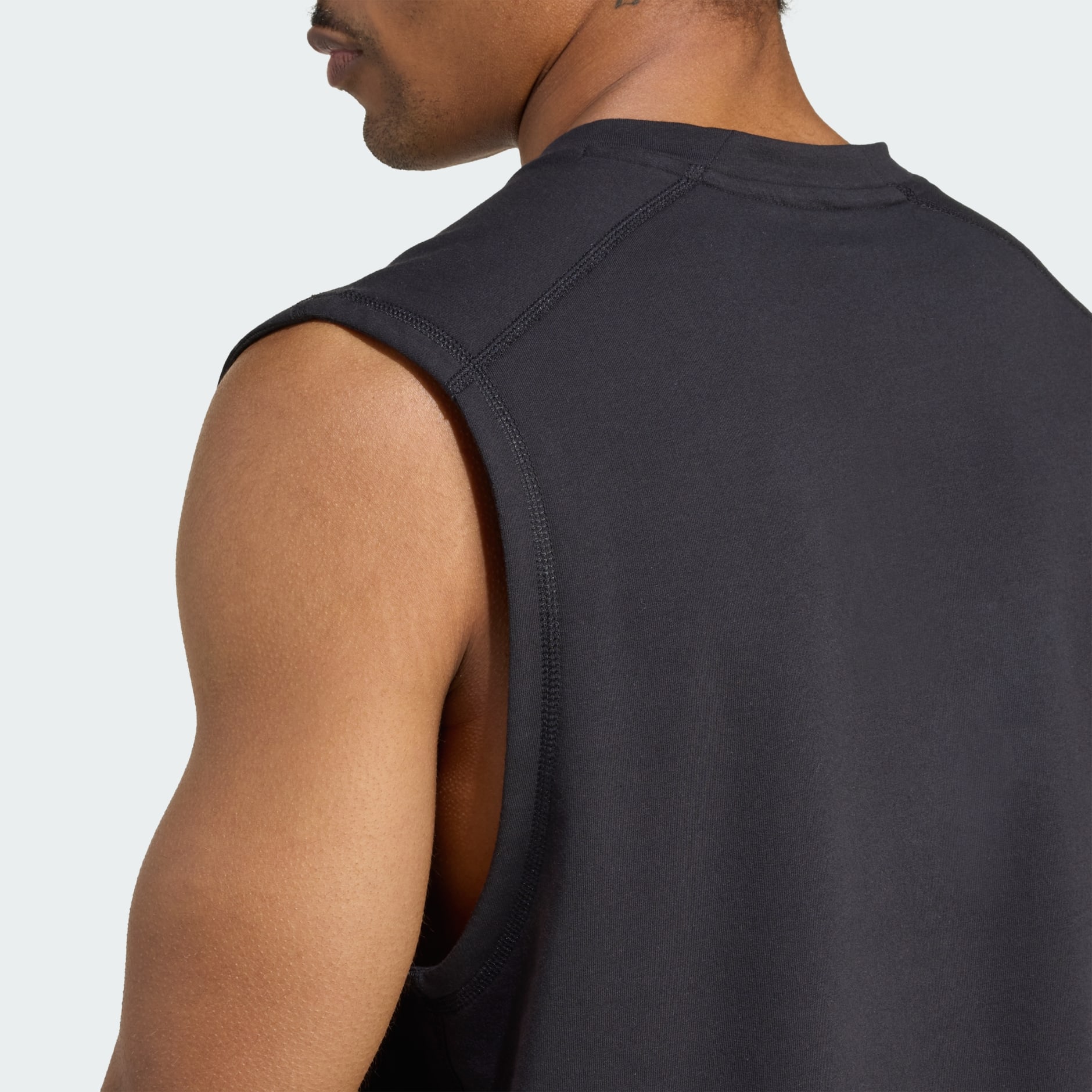 Clothing - D4T X Sleeveless Tee - Black | adidas Oman