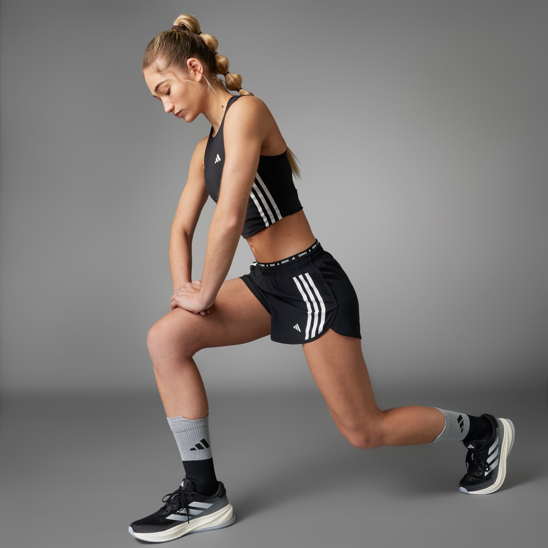 Own The Run 3-Stripes Shorts