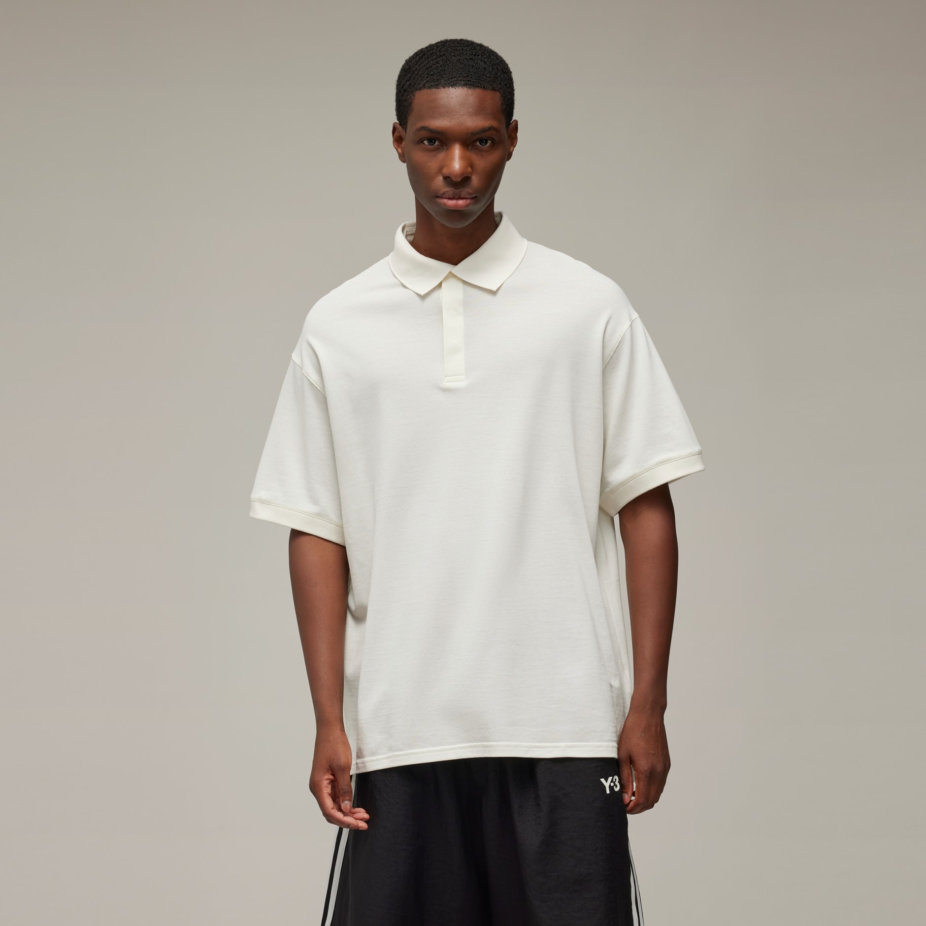 Clothing - Y-3 Short Sleeve Polo Shirt - White | adidas South Africa