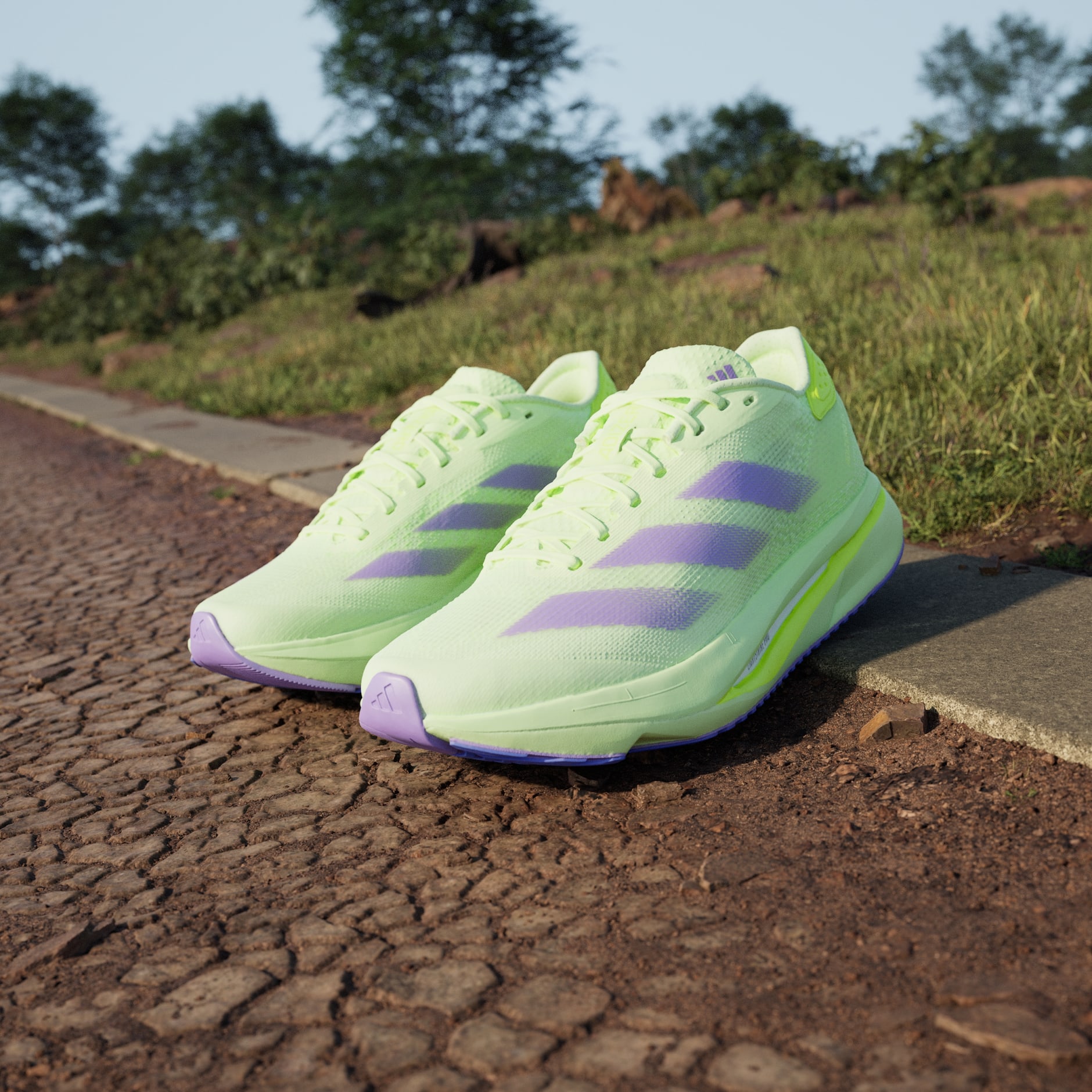 【adidas】ADIZERO SL2 ライトスパイク　メンズ　ネオンイエロー adidas Adizero Sl2 Running Shoes - Green | Free Shipping