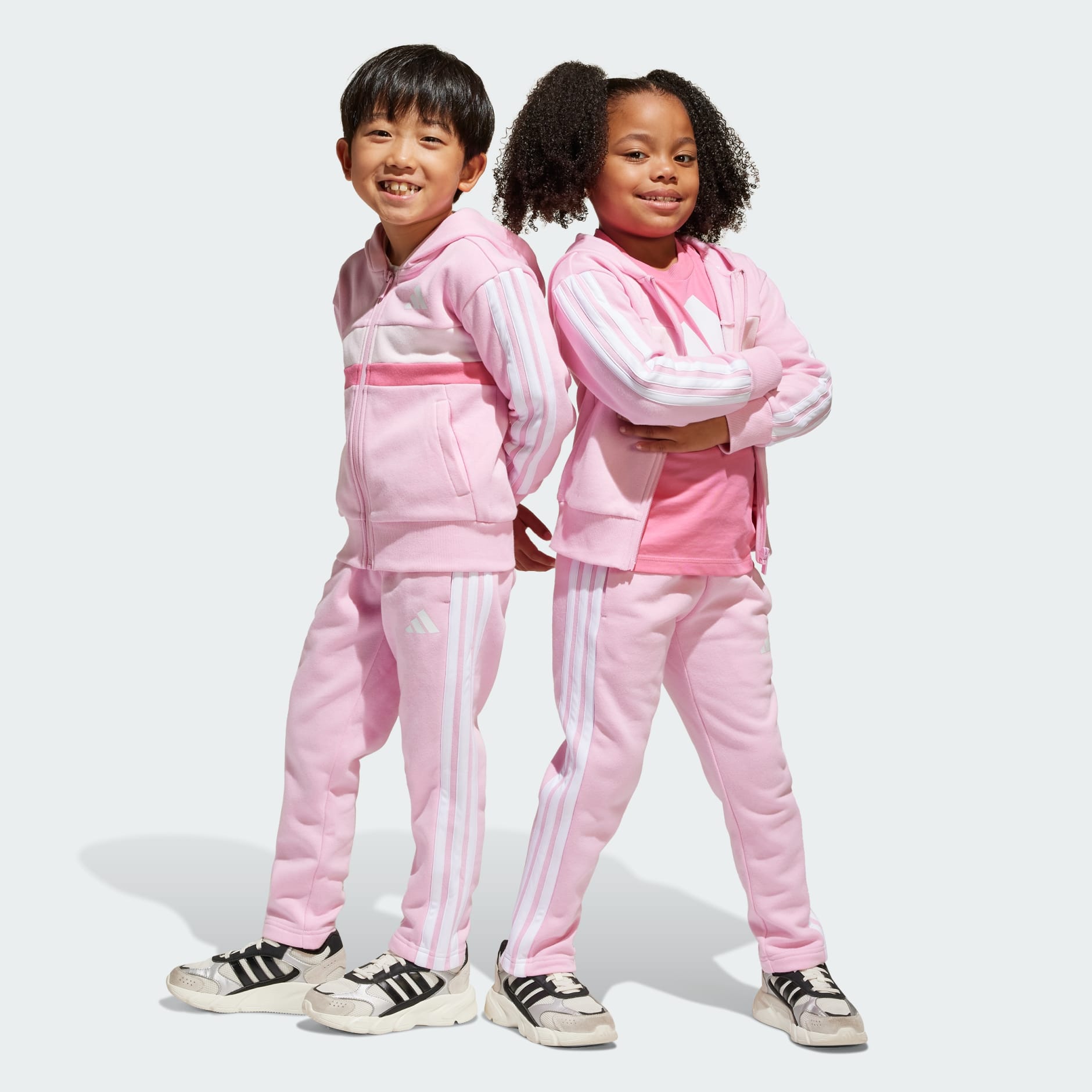 Seasonal Essentials Tiberio 3-Stripes Fleece Track Suit Kids