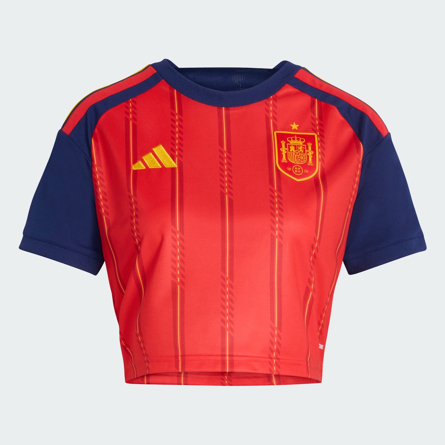 Spain 26 Home Cropped Jersey