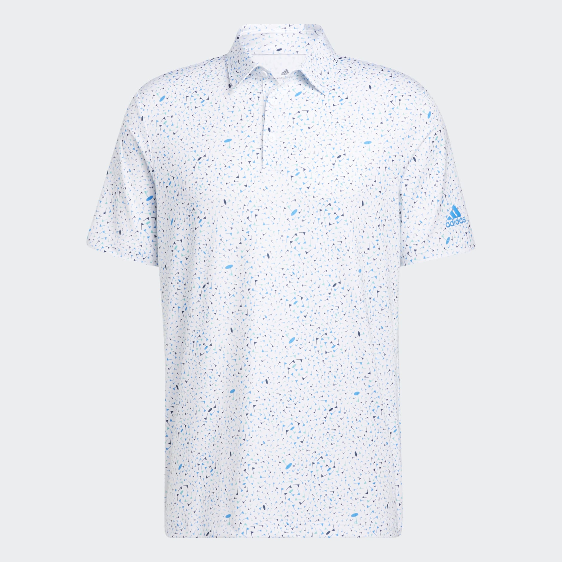 Flag-Print Polo Shirt