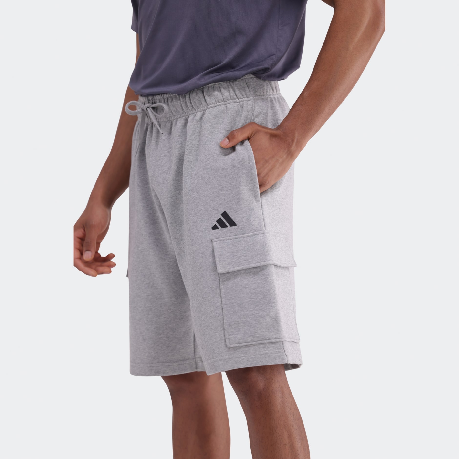 Essentials Feel Cozy French Terry Cargo Shorts