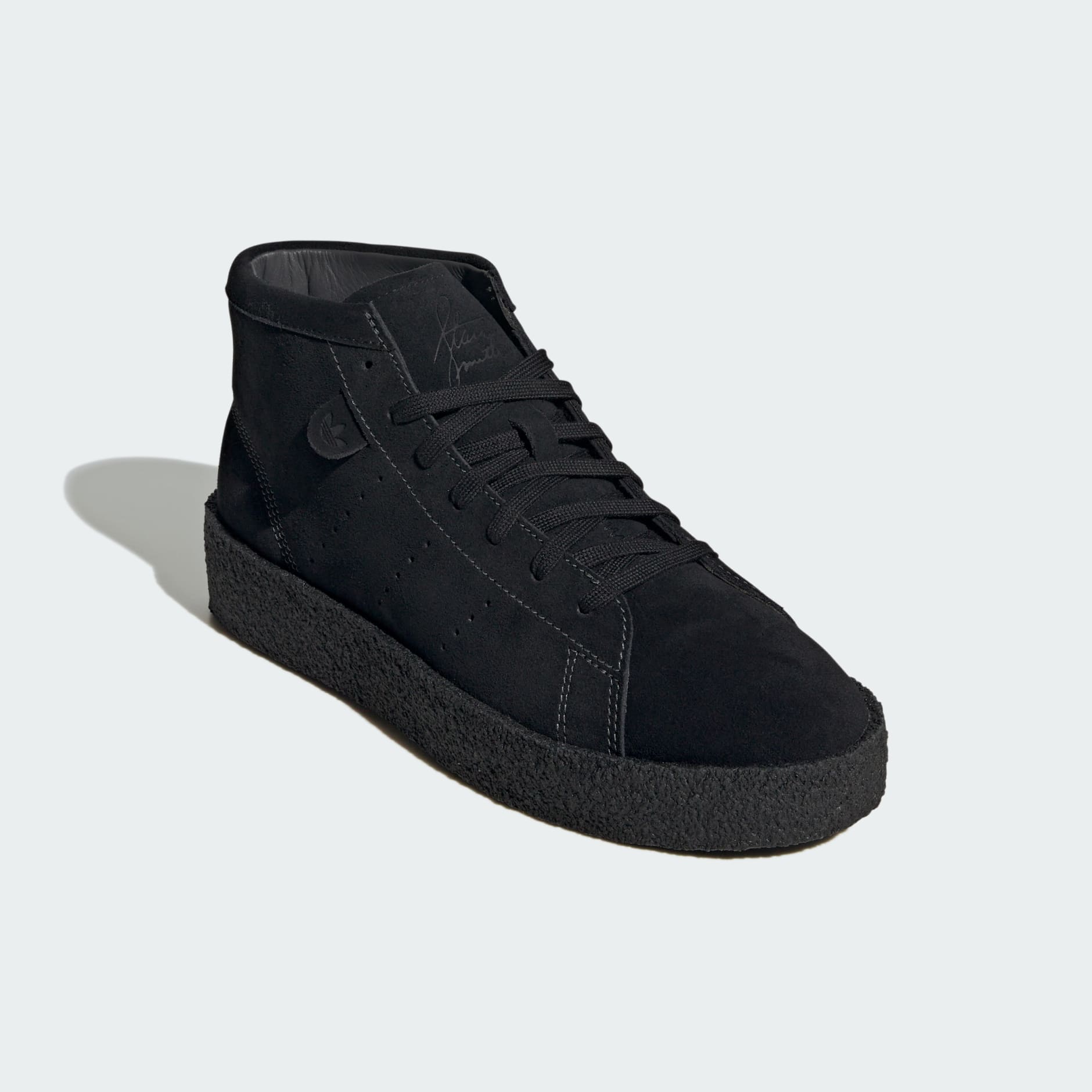 adidas Stan Smith Crepe Mid Shoes - Black | adidas UAE
