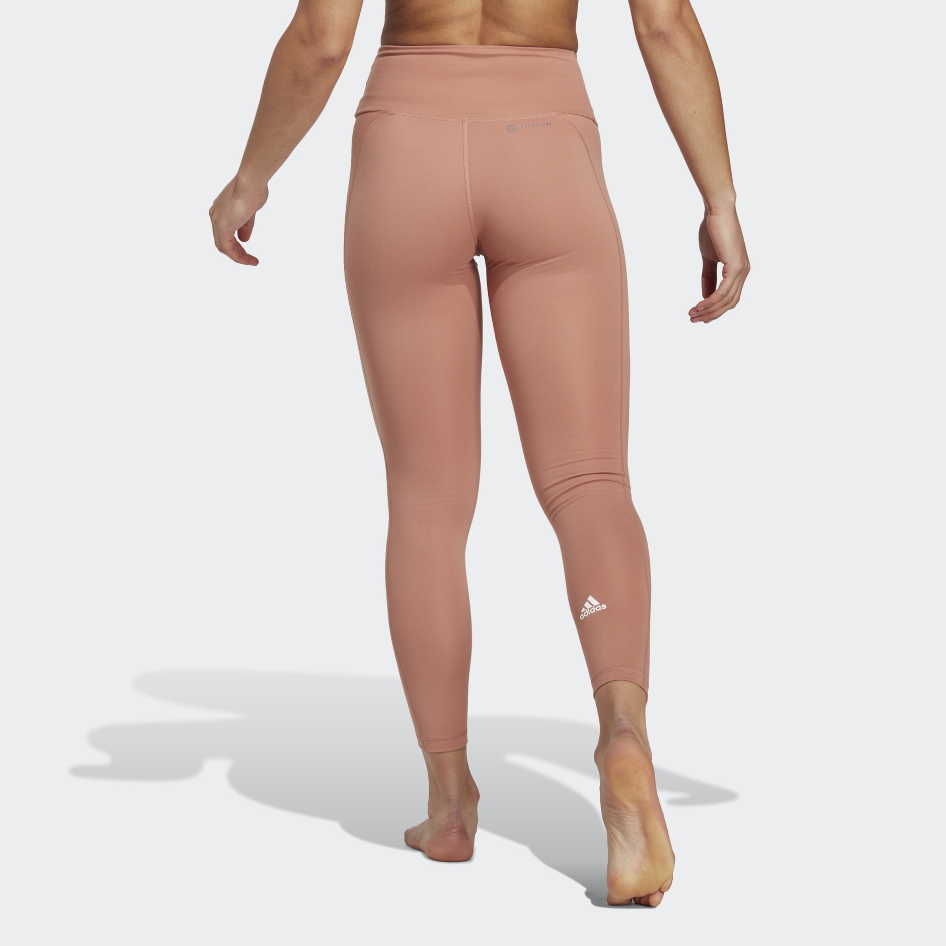 adidas) Yoga Essentials High-Waisted Leggings in braun