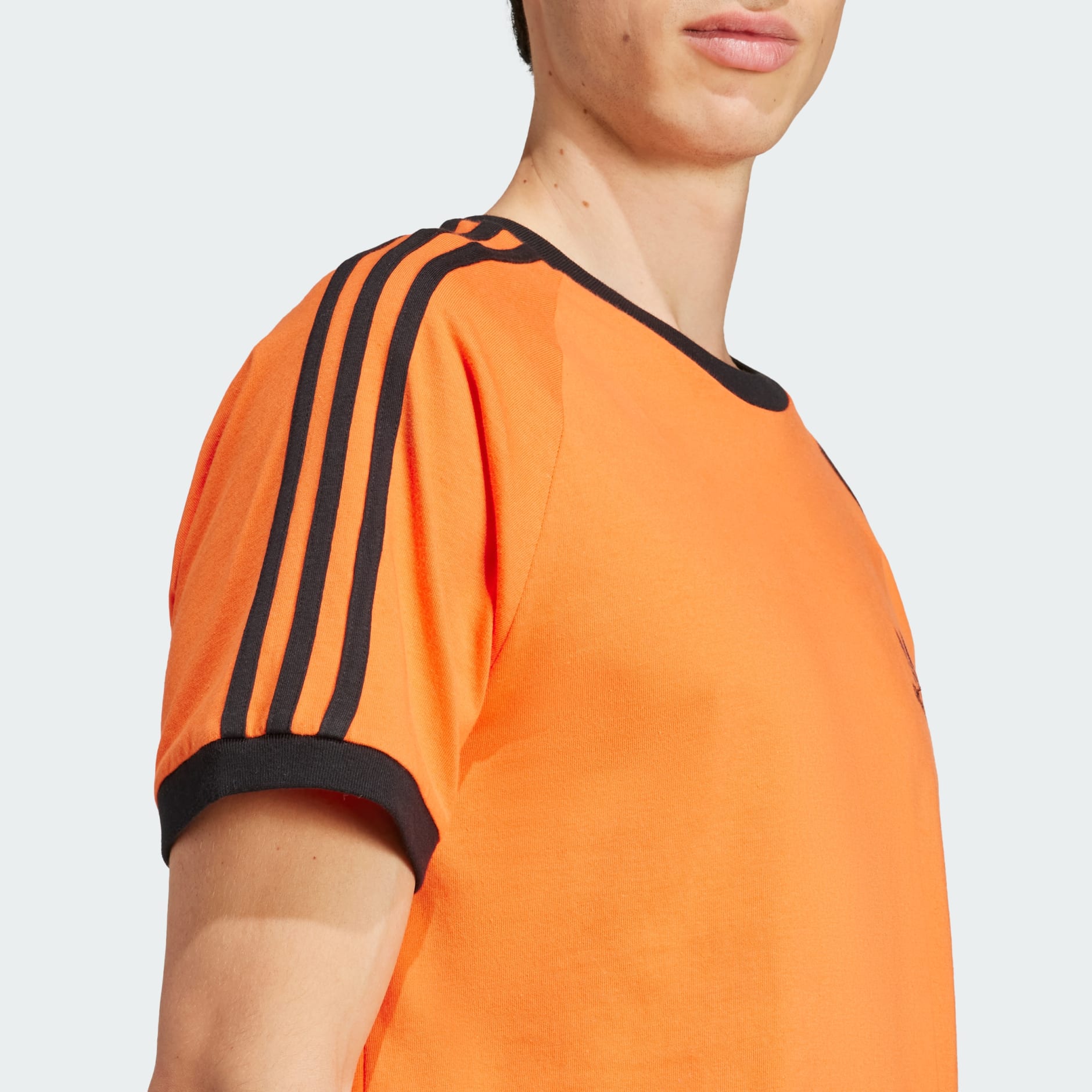 adidas Adicolor Classics 3-Stripes Tee - Orange | adidas UAE