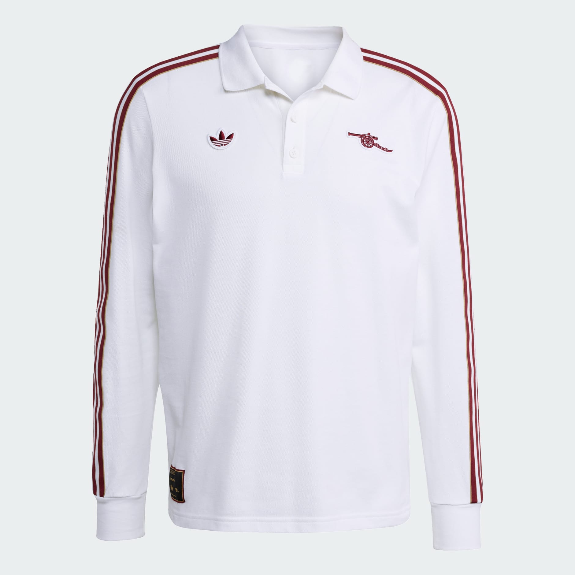 Bluză polo cu m&acirc;necă lungă Arsenal Terrace Icons