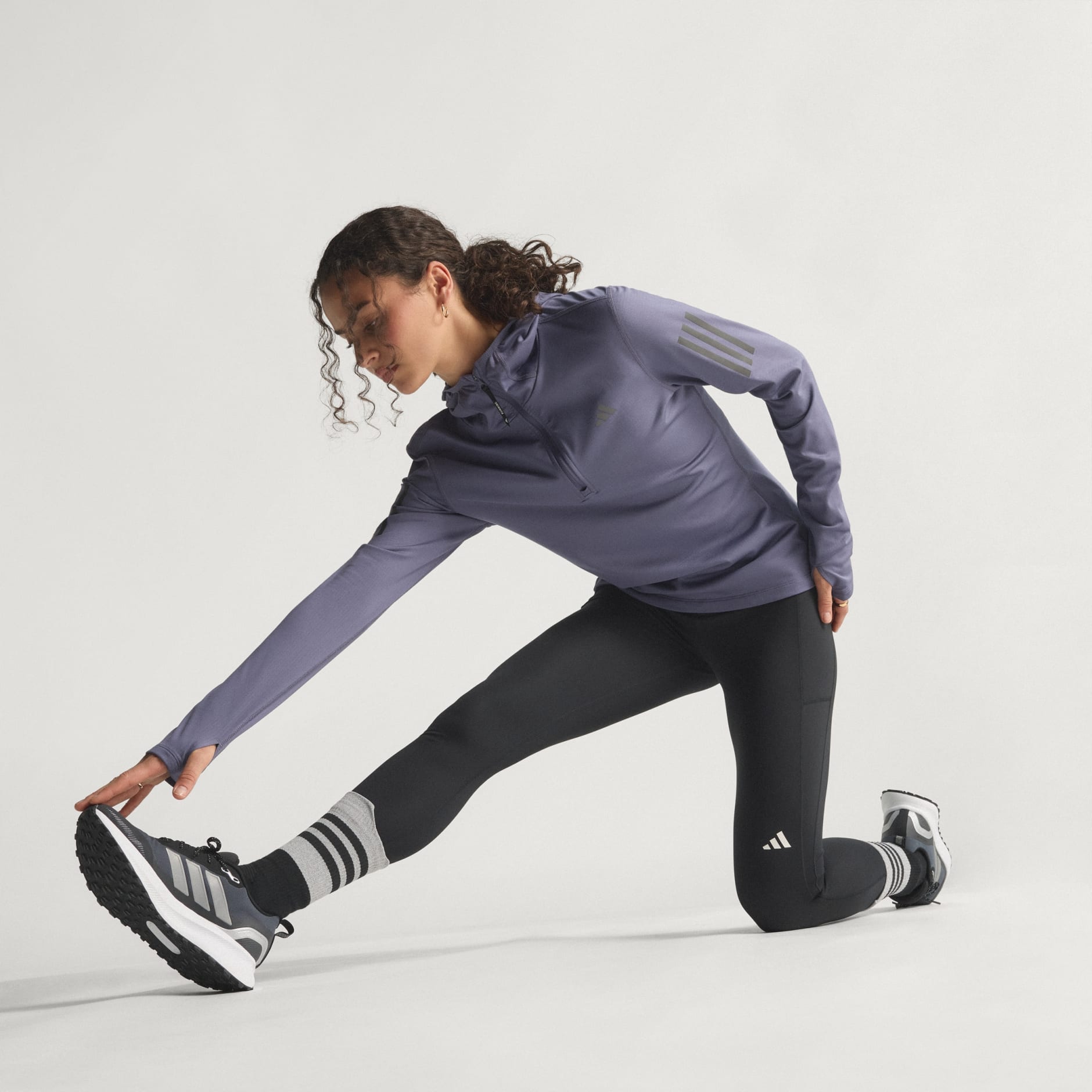 Domină Alergarea cu Hanoracul de Iarnă cu Fermoar pe Jumătate