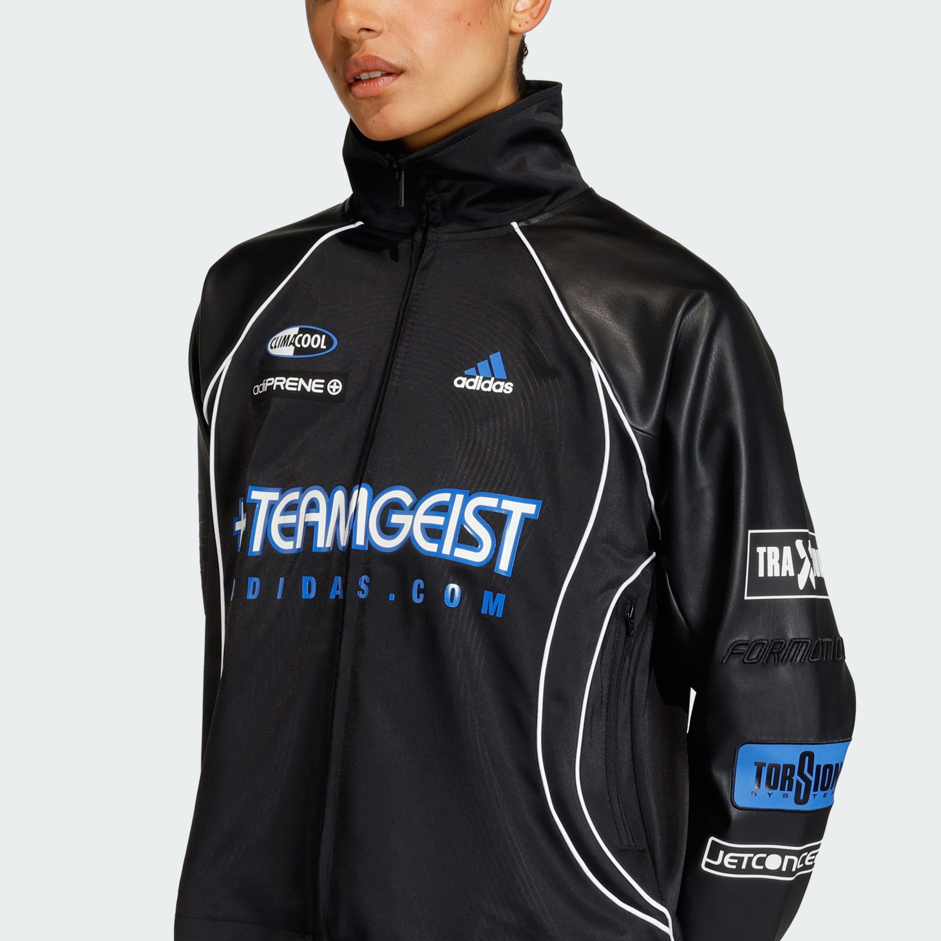سترة Teamgeist الرياضية من الجلد الصناعي