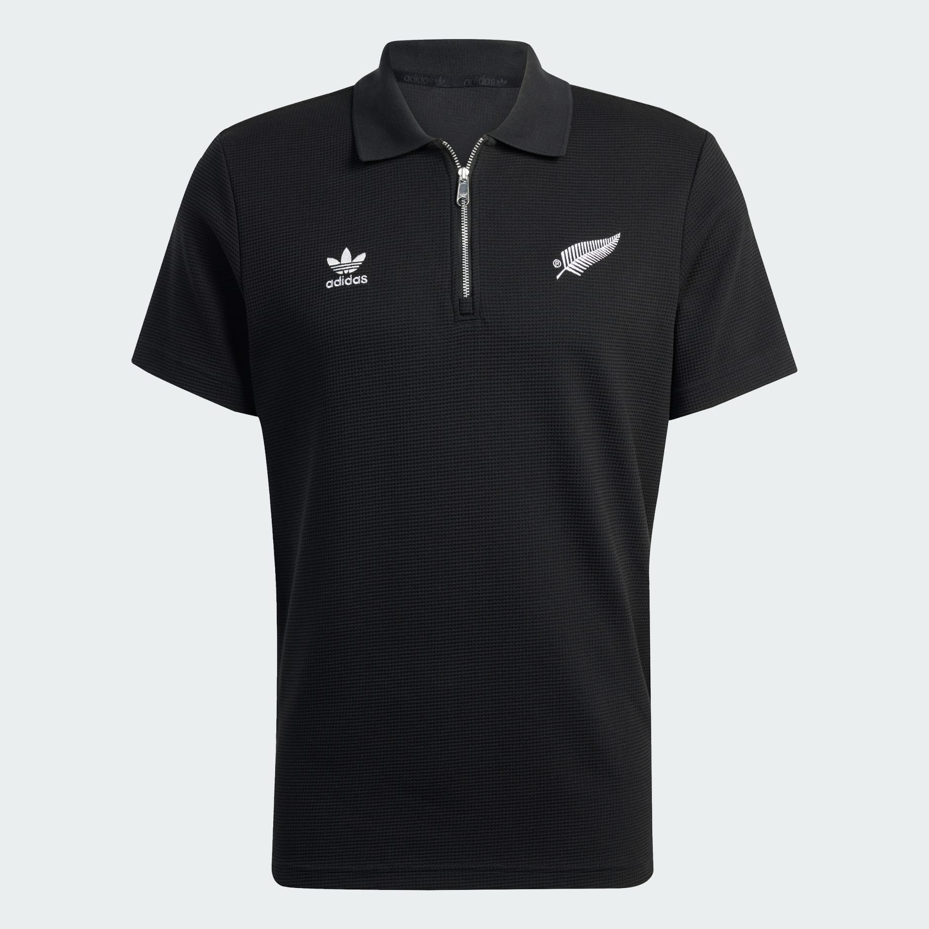 正規品アディダス ワッフル ポロシャツ 半袖 2XL 黒 ブラック