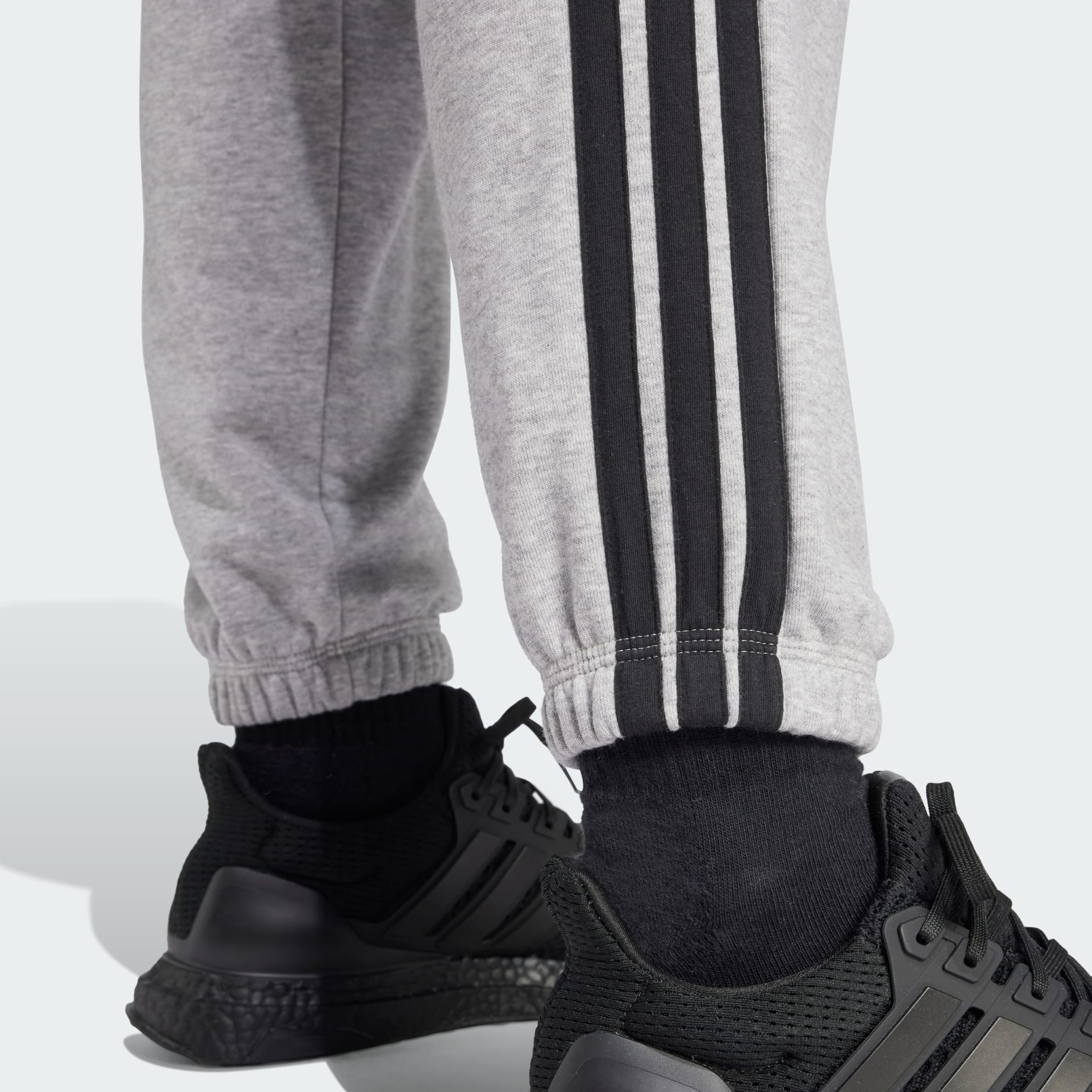 Essentials 3-Stripes French Terry Cuffed Pants