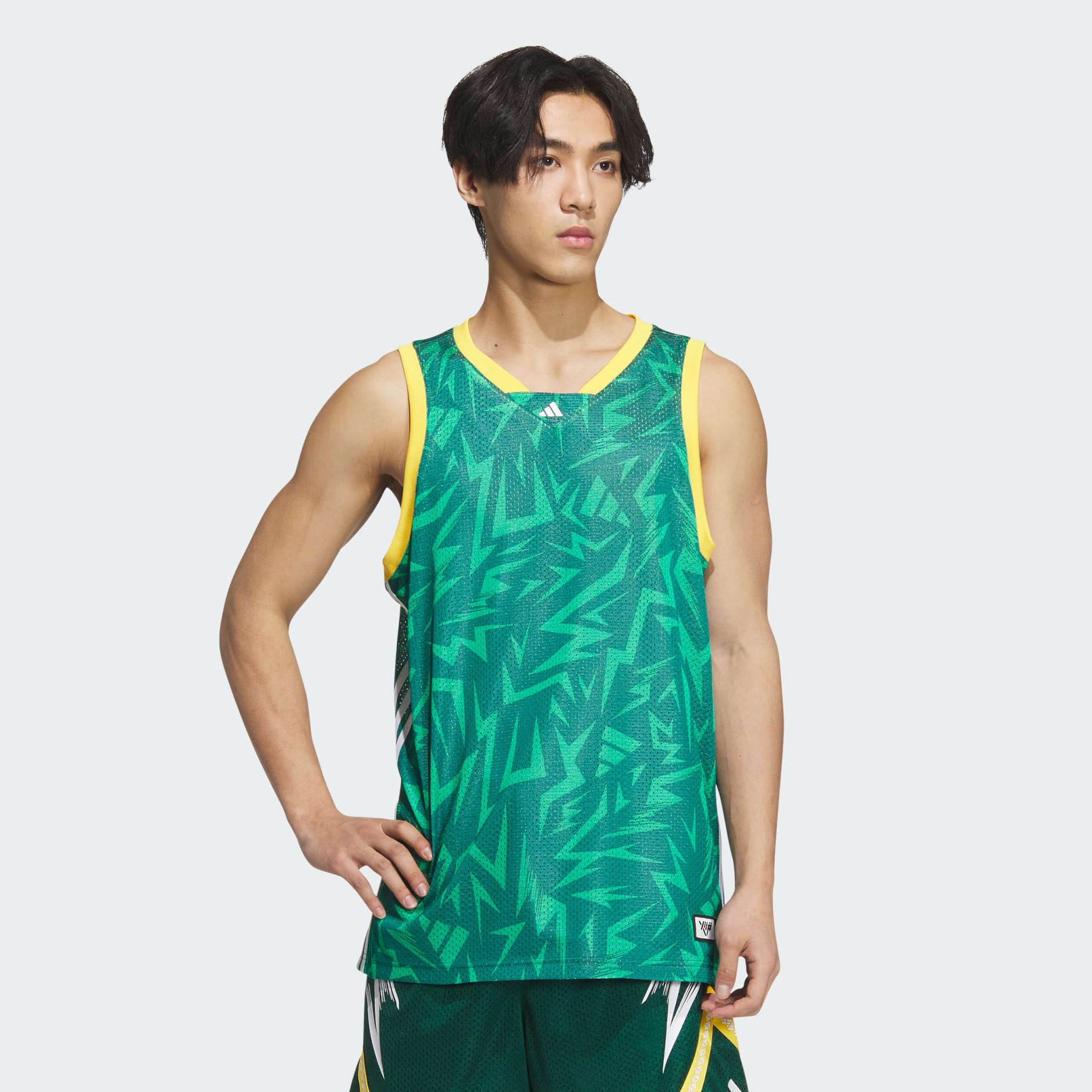 adidas × NBA GSW Lee #10 Basket Tank-top Grey adidas adidas Basketball Legends Tank Top | JD Sports UK