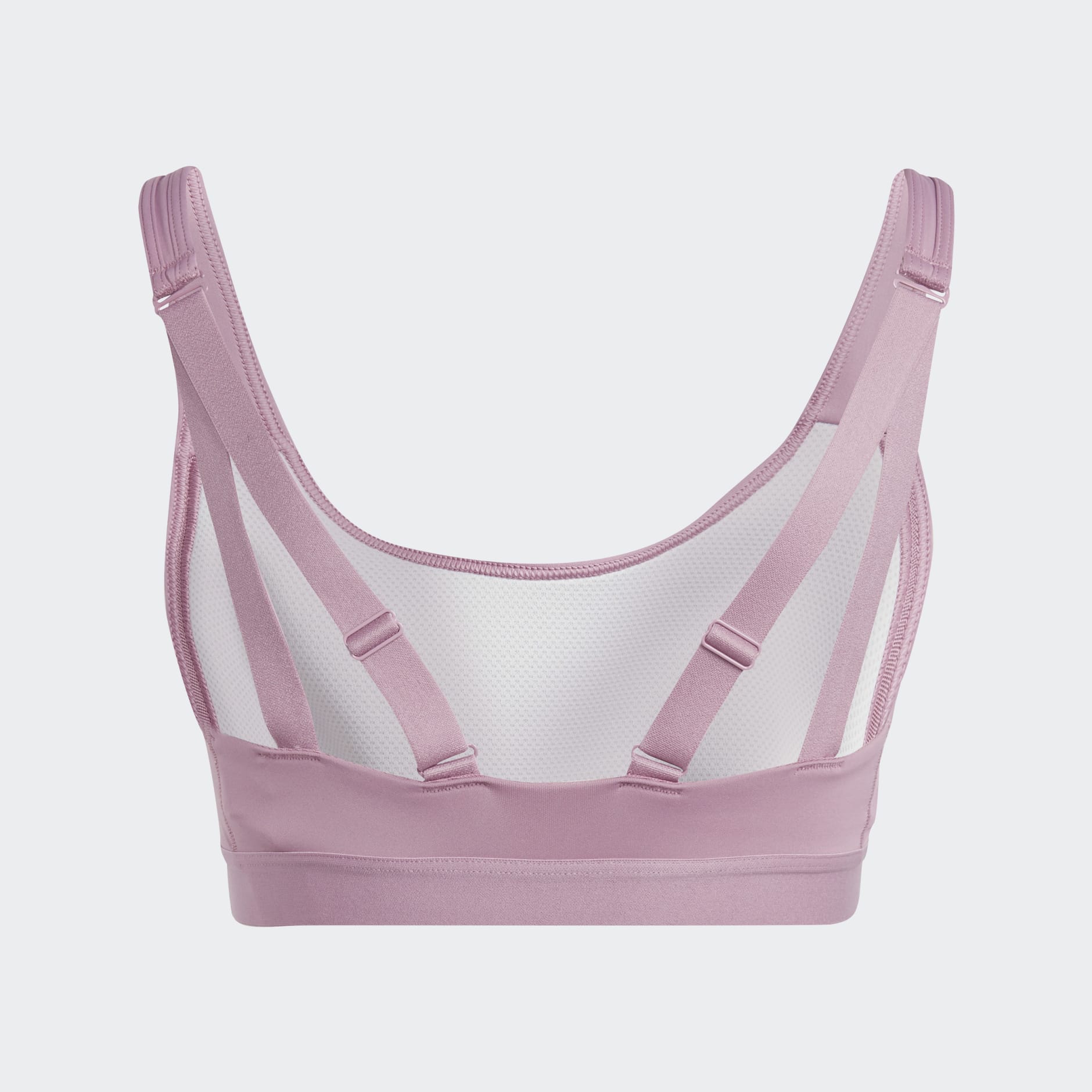adidas Women's Pink Training Aeroknit Sports Bra - Hibbett