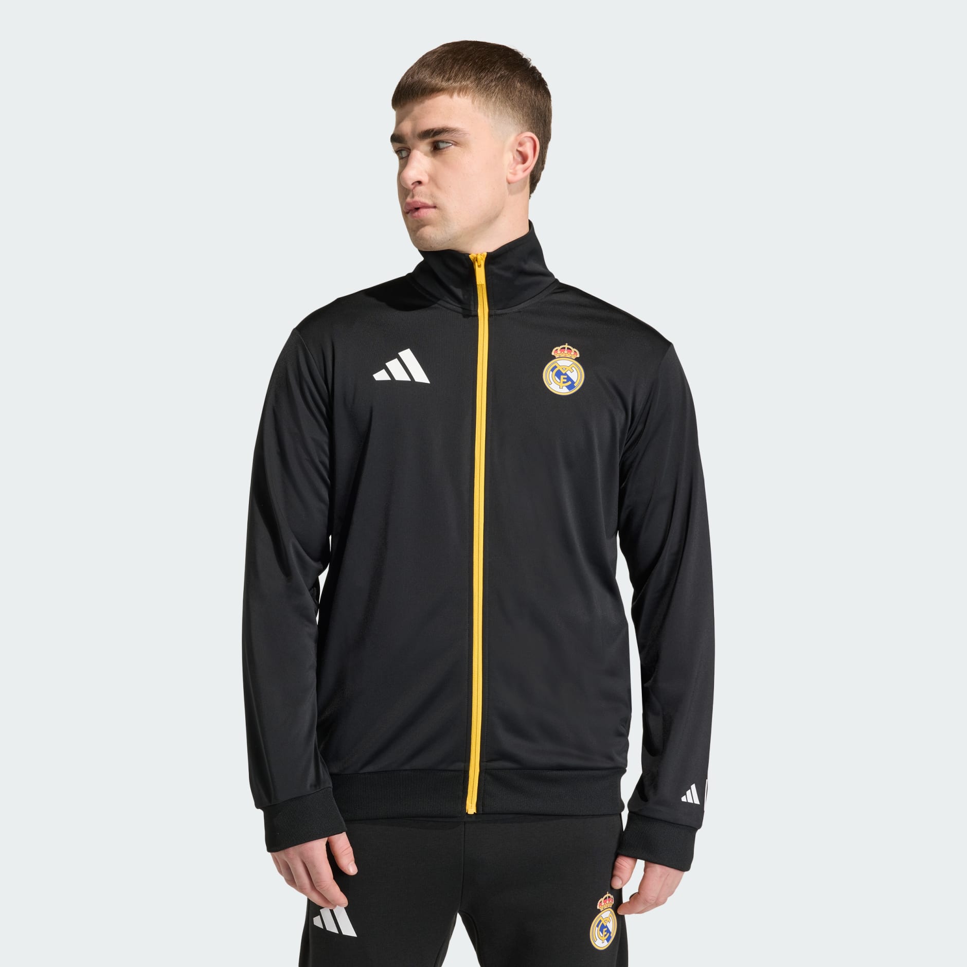 Clothing - adidas Real Madrid Avengers Track Top - Black | adidas Oman