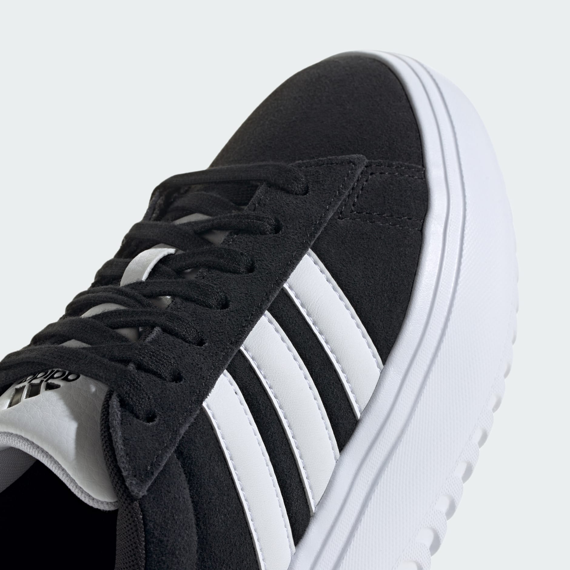 Shoes - Grand Court Platform Shoes - Black | adidas South Africa