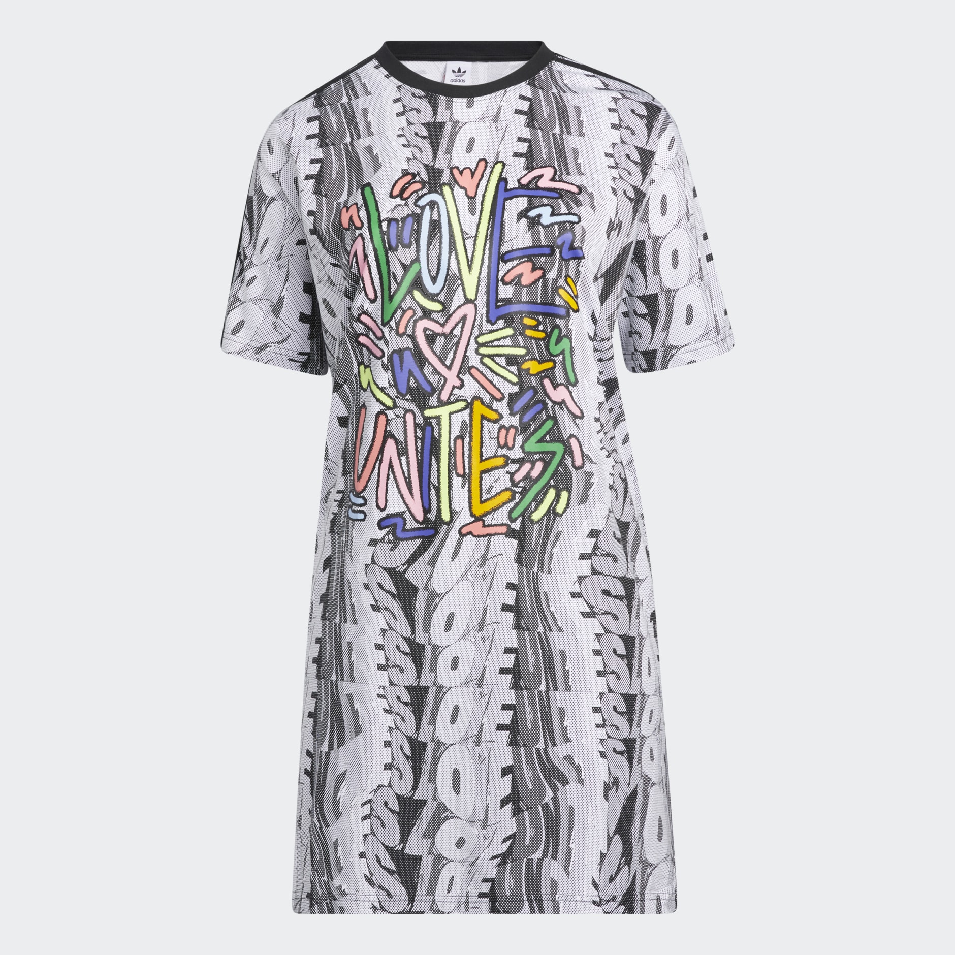 Love Unites Doodle Tee Dress (Plus Size)