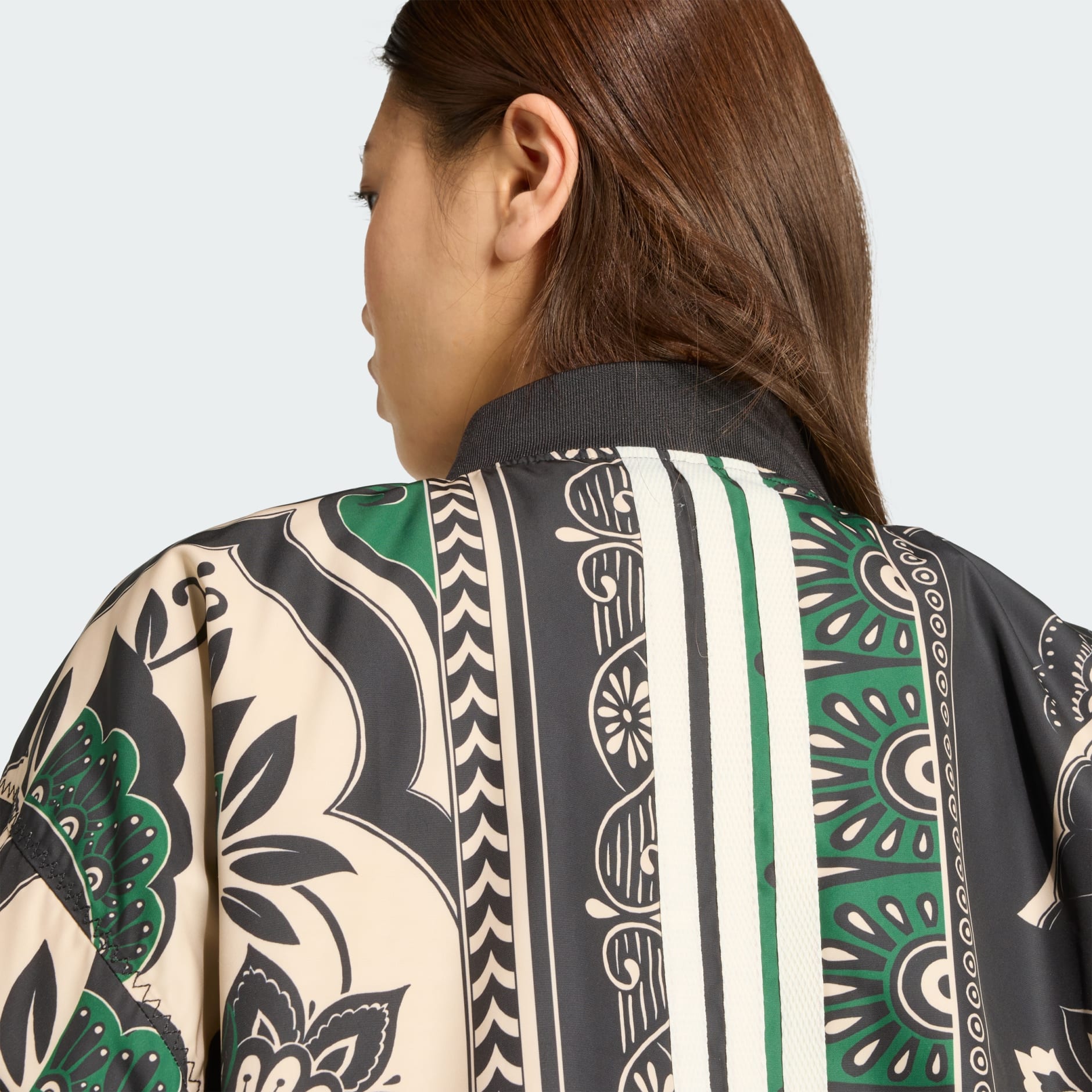 CLOTHING - adidas X Farm Varsity Jacket - Black | adidas Oman