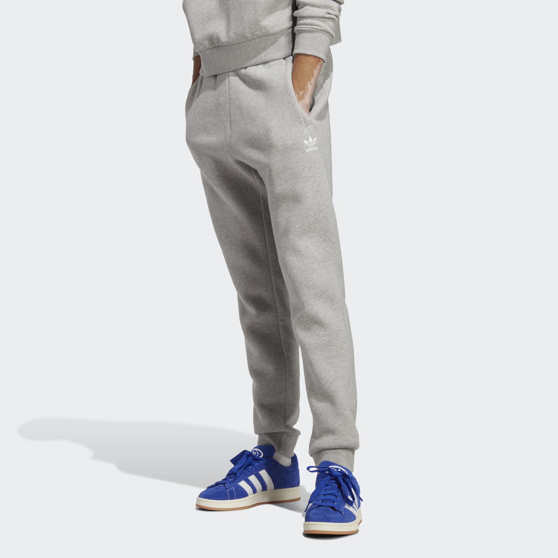 Men's Clothing Trefoil Pants - Grey | adidas Oman