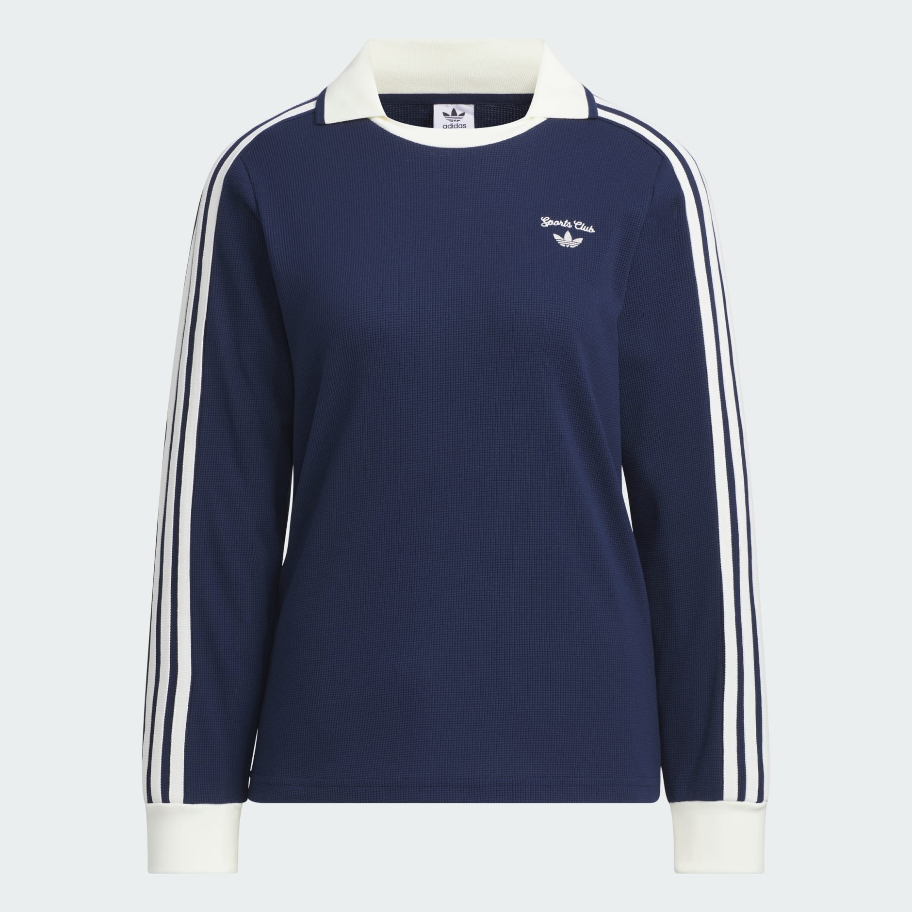 ★adidas★ Retro Sports Sporty Club Long Sleeve Tee JM8011 Retro Sport Sporty Club Long Sleeves Tee - Blue | adidas