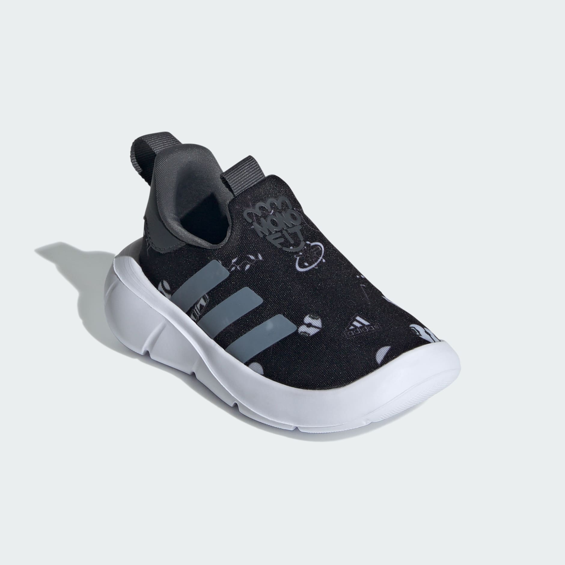 Kids Shoes - Oman Shoes - adidas Black Slip-On Monofit 