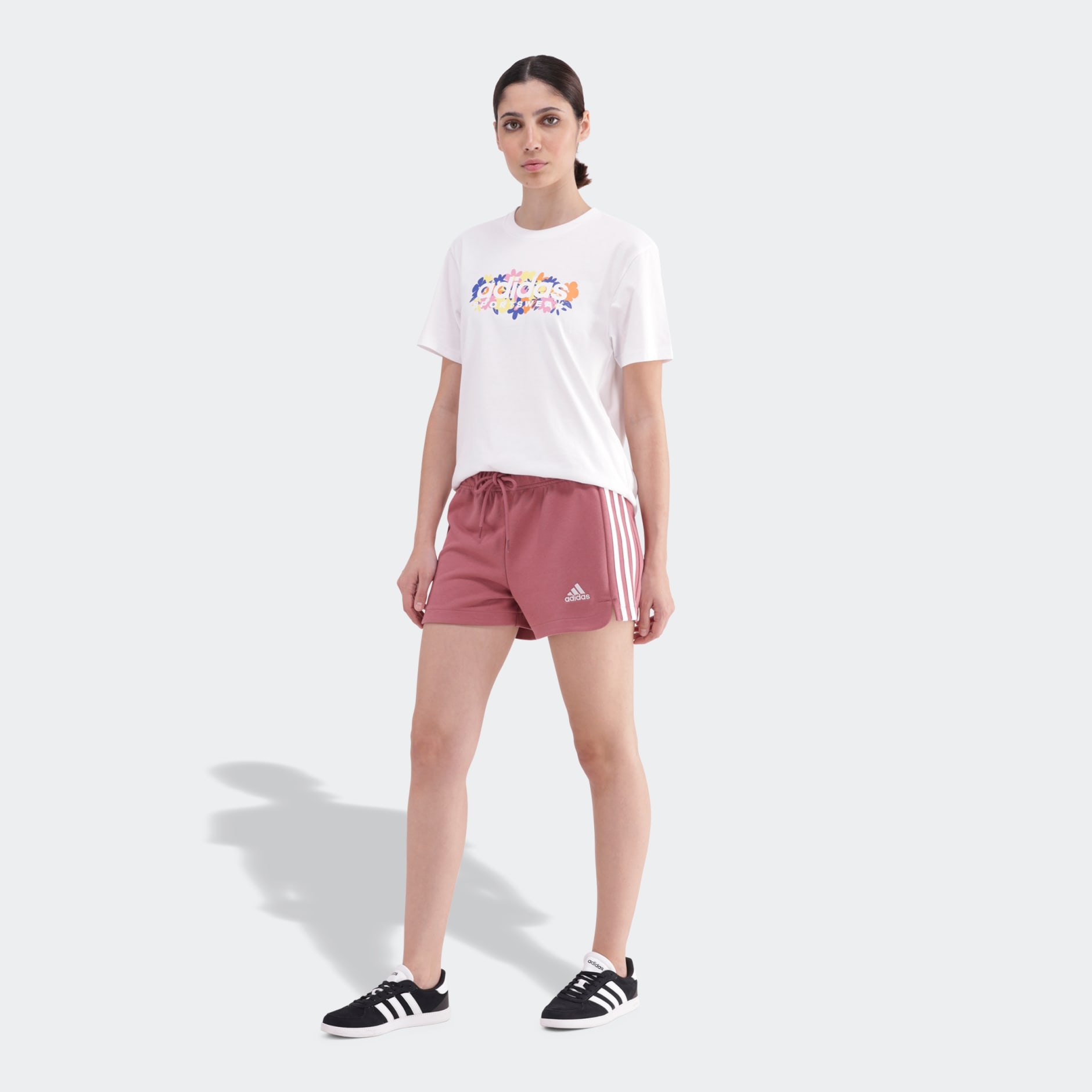 Essentials Slim 3-Stripes Shorts