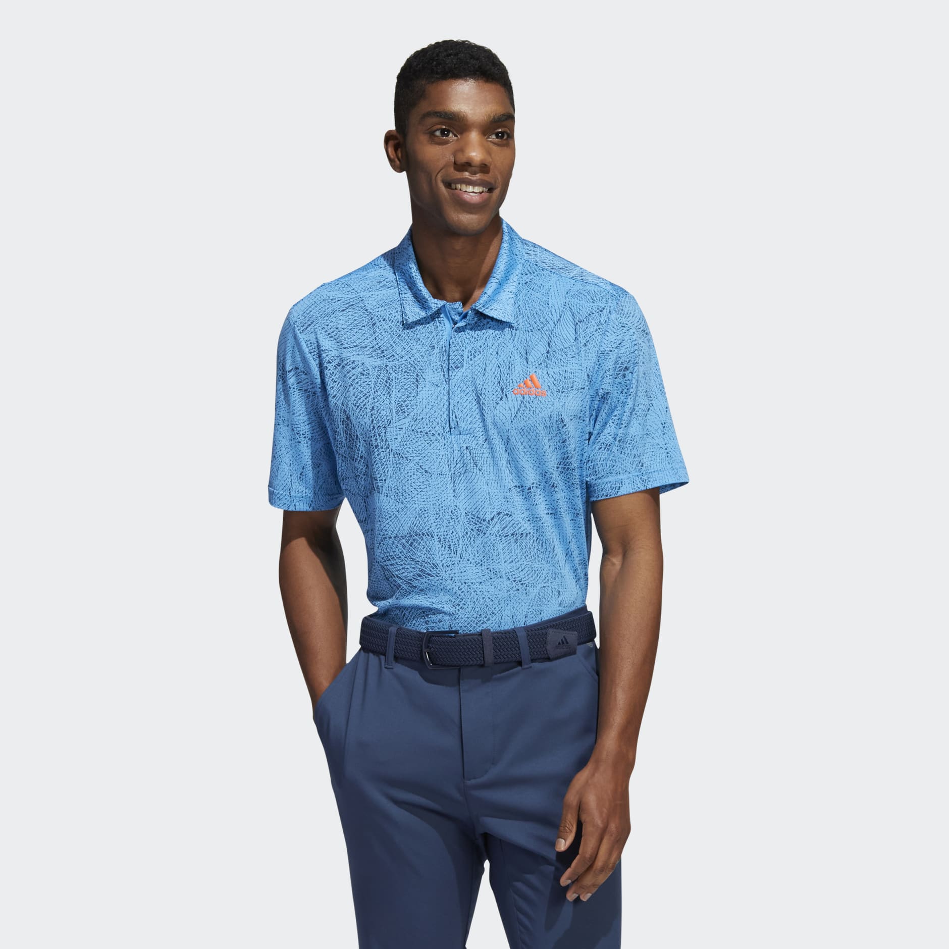 Motion-Print Polo Shirt