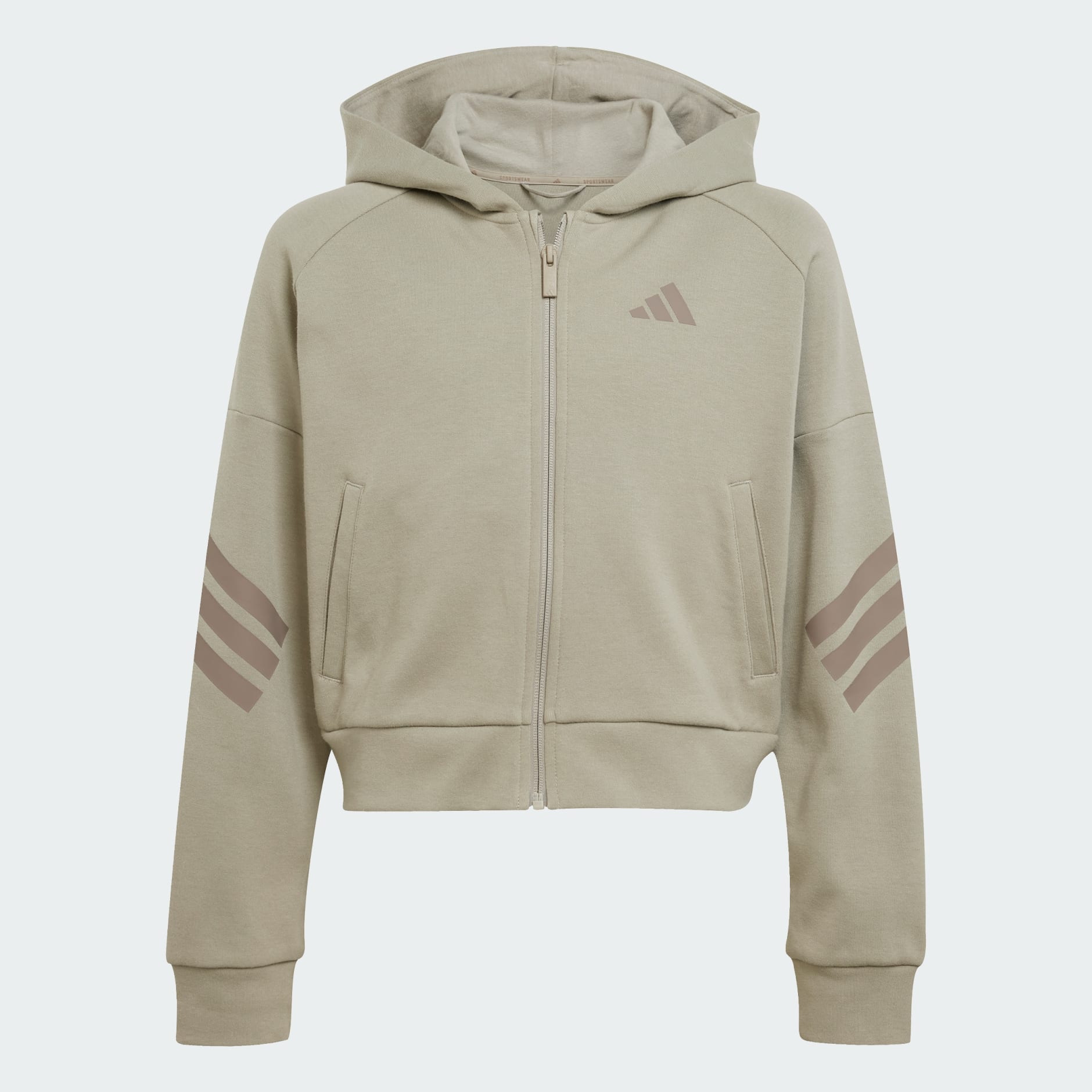 Future Icons 3-Stripes Full-Zip Hooded Track Jacket Kids