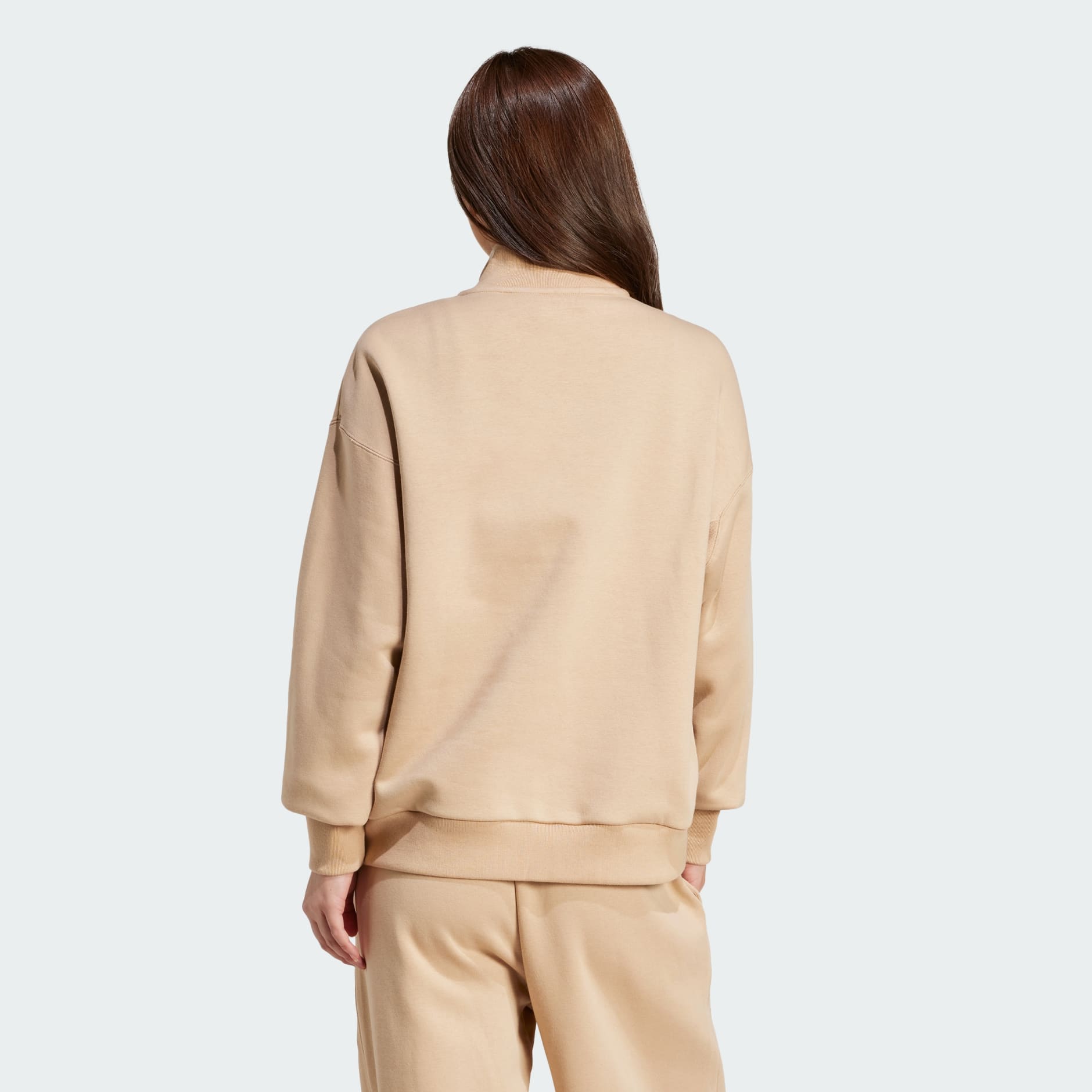 سترة ALL SZN من الصوف فضفاض ربع سحاب