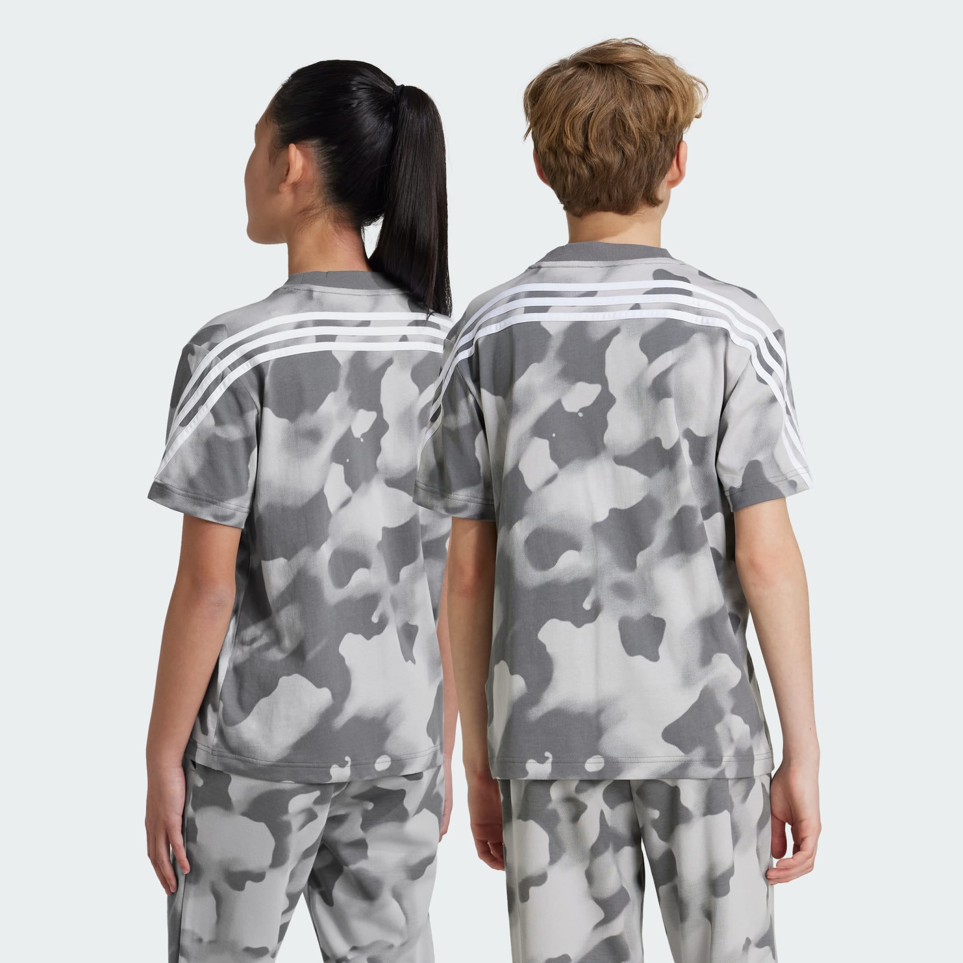 adidas Future Icons Camo Printed Tee - Grey | adidas UAE
