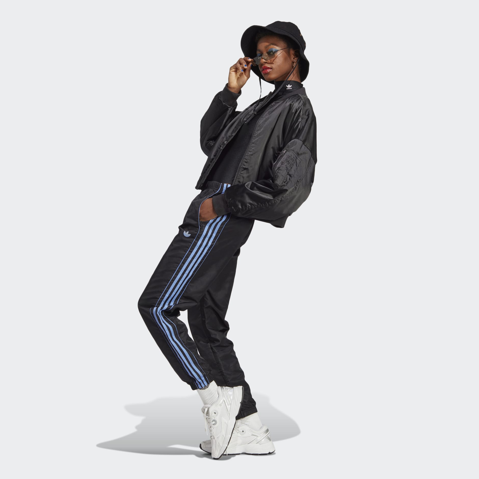 Adidas originals 3-stripes woven hotsell track pants