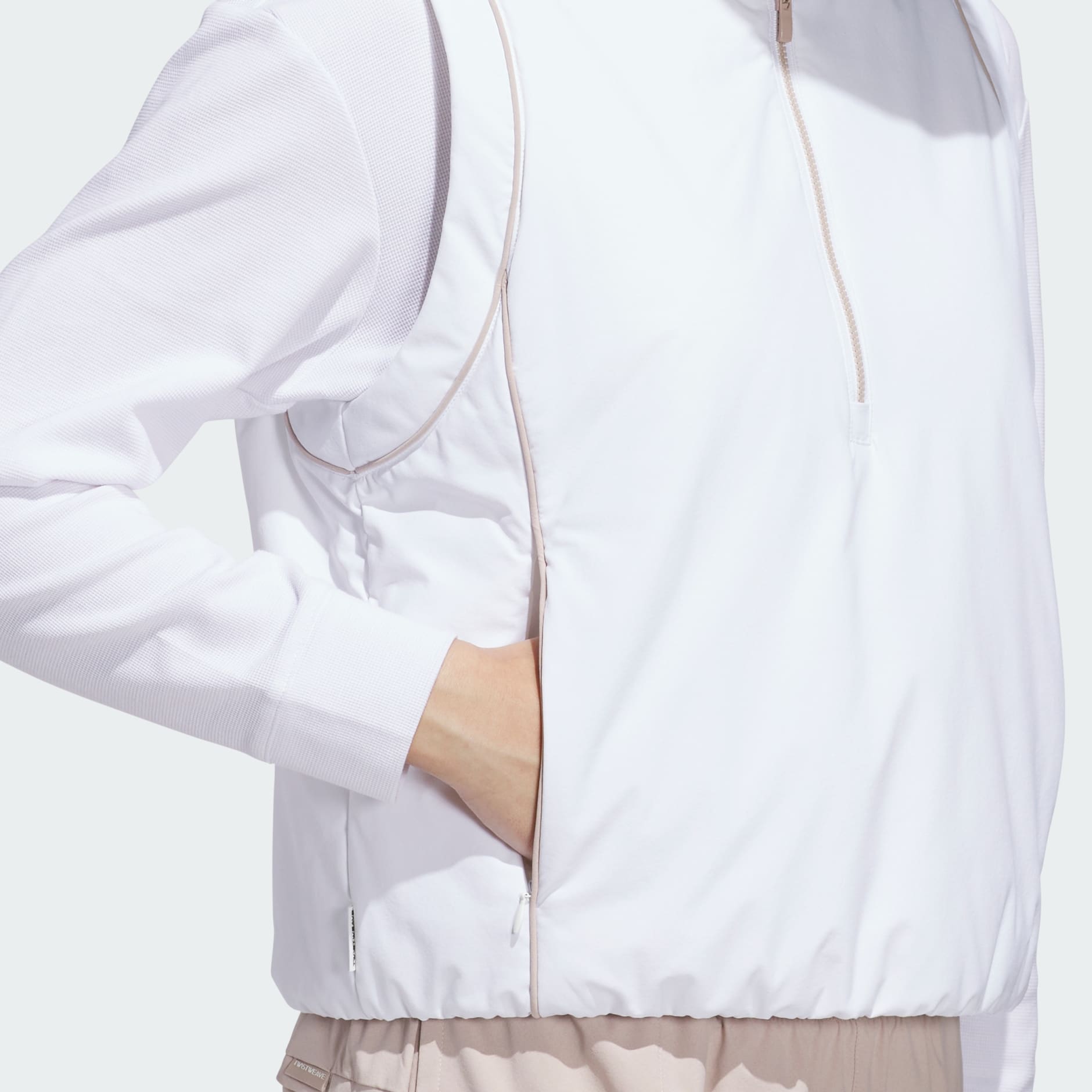 Prsluk Beyond The Course Twistweave Loose Quarter-Zip