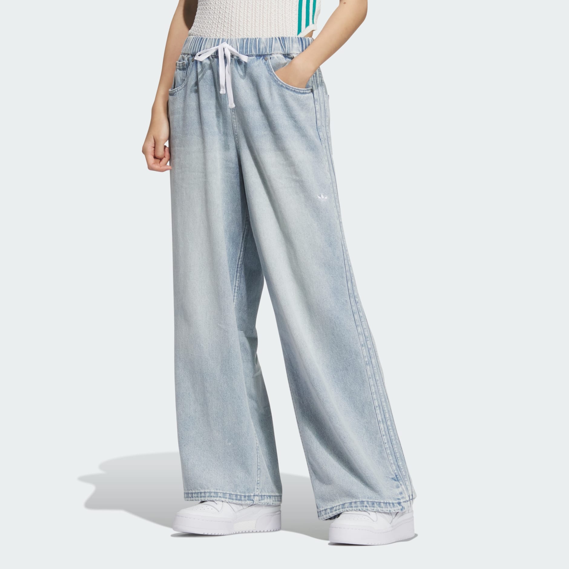 Soft Denim Adjustable Pants