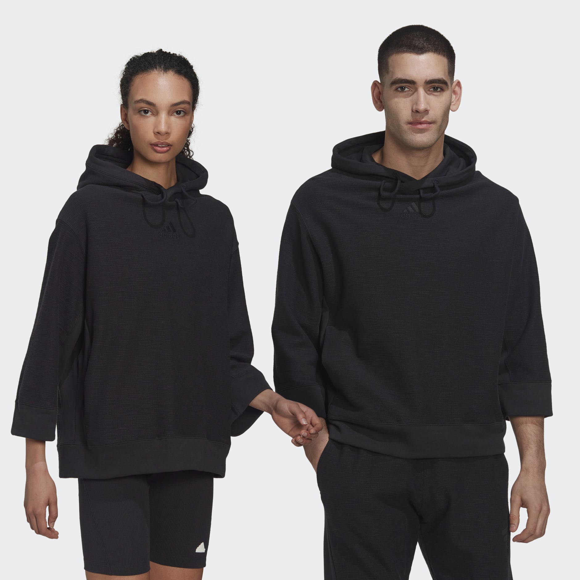 Reversed French Terry Hoodie (Gender Neutral)