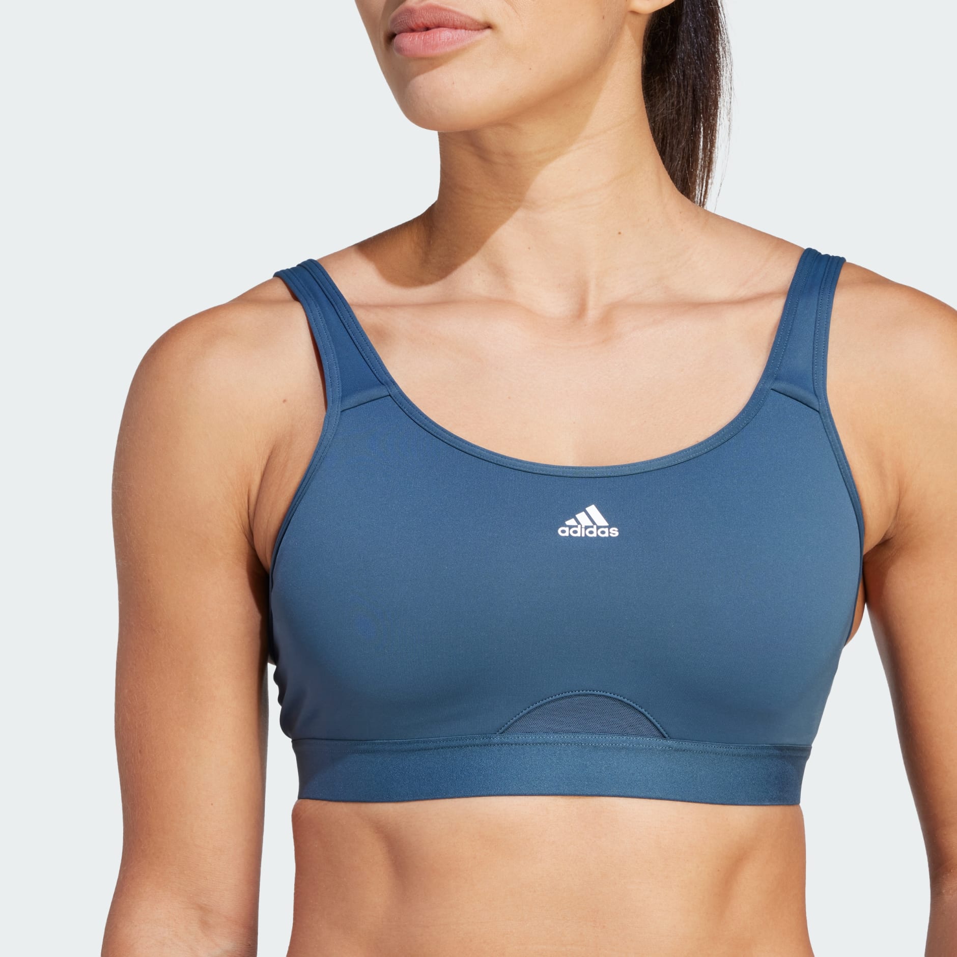 adidas adidas TLRD Move Training High-Support Bra - Turquoise