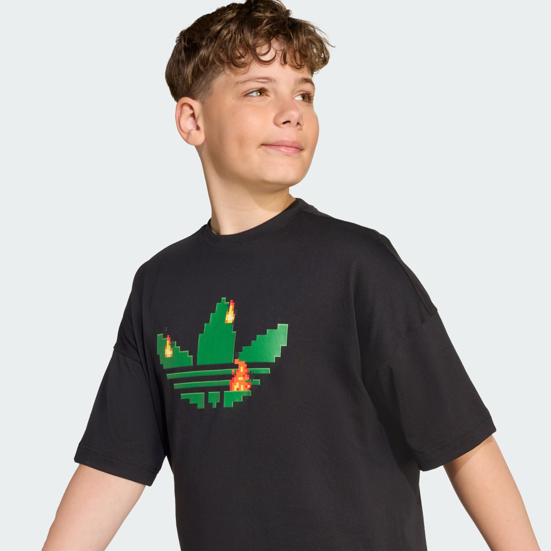 تيشيرت للأطفال adidas x Minecraft
