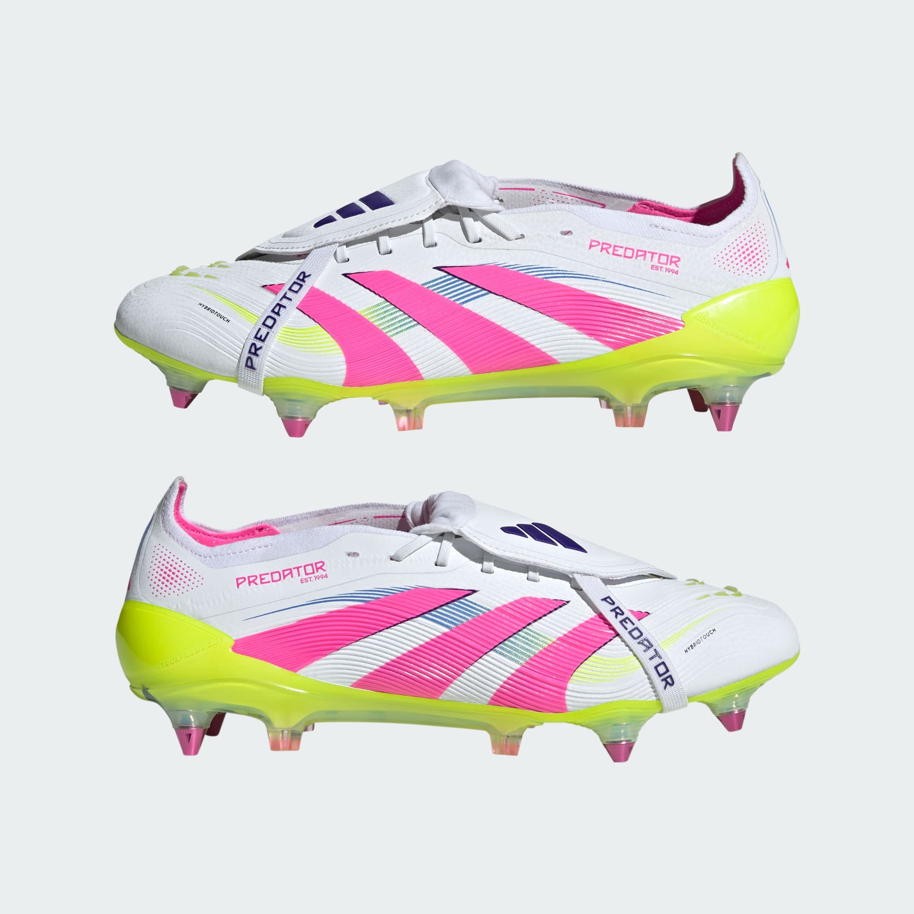 Ghete de fotbal cu limbă pliată pentru teren moale Predator Elite