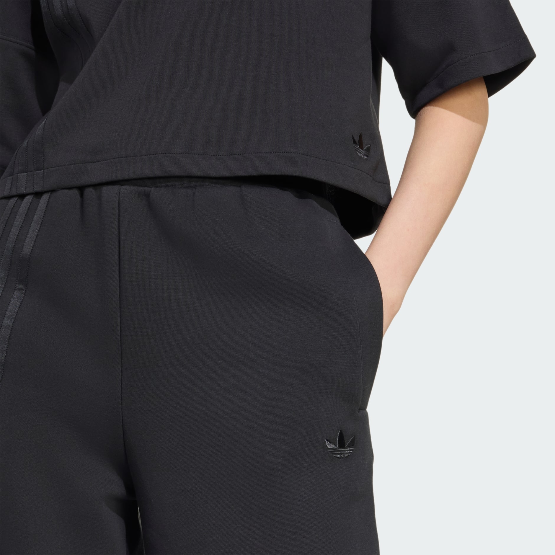 &Scaron;iroke hlače Hlače Off Placed 3-Stripes