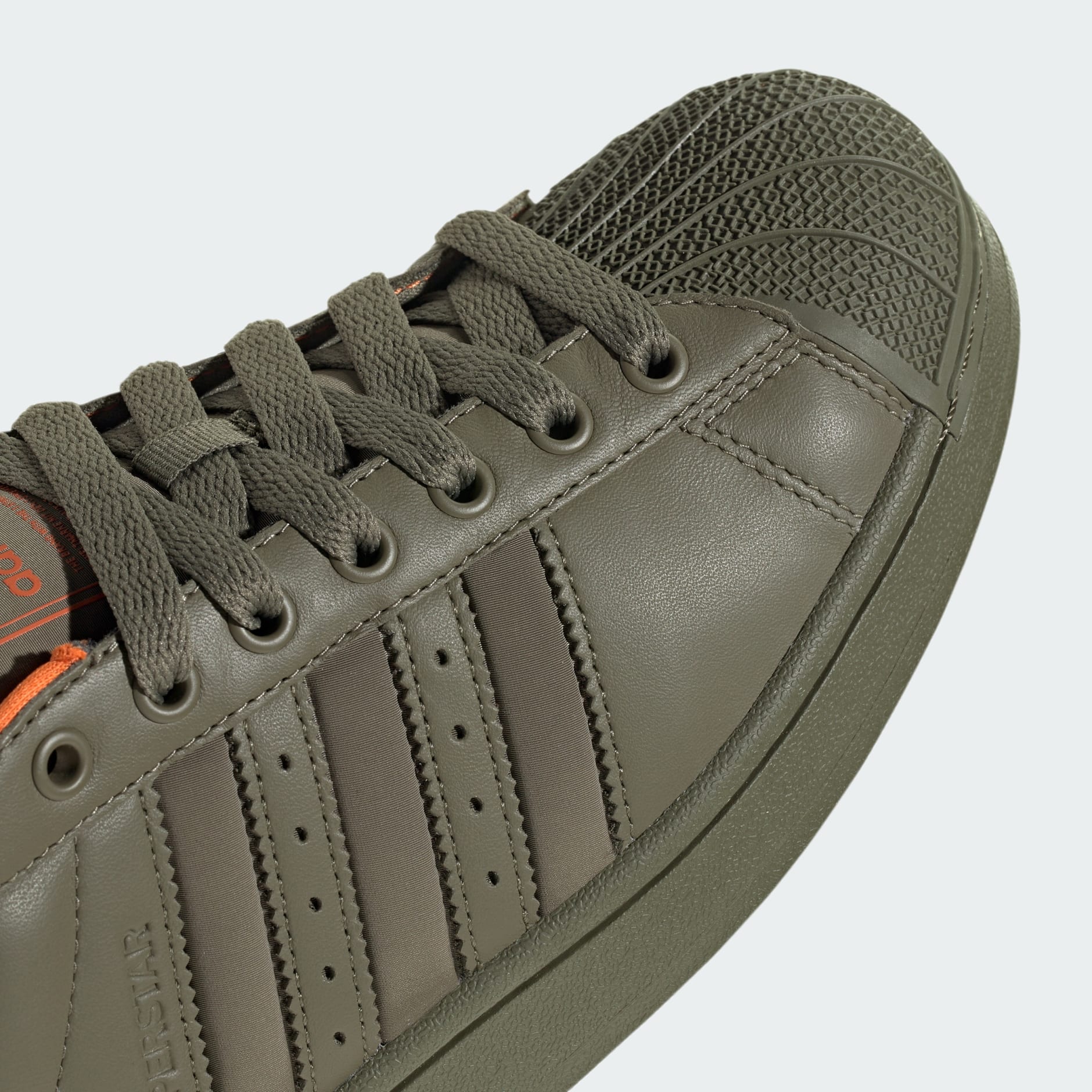 スニーカー adidas Superstar II Khaki Orange JI0096 adidas Originals SUPERSTAR II MEN'S SHOES JI0096 KAKIE