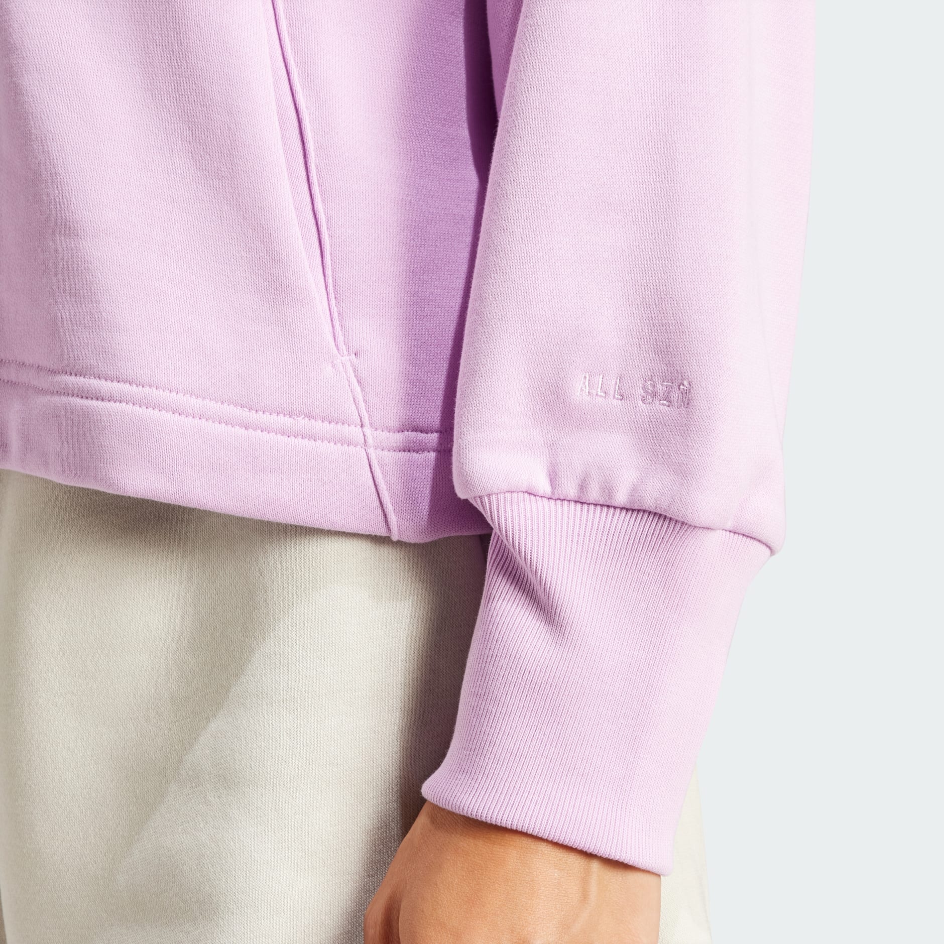 هودي فضفاض بسحاب كامل من ALL SZN فرنش تيري