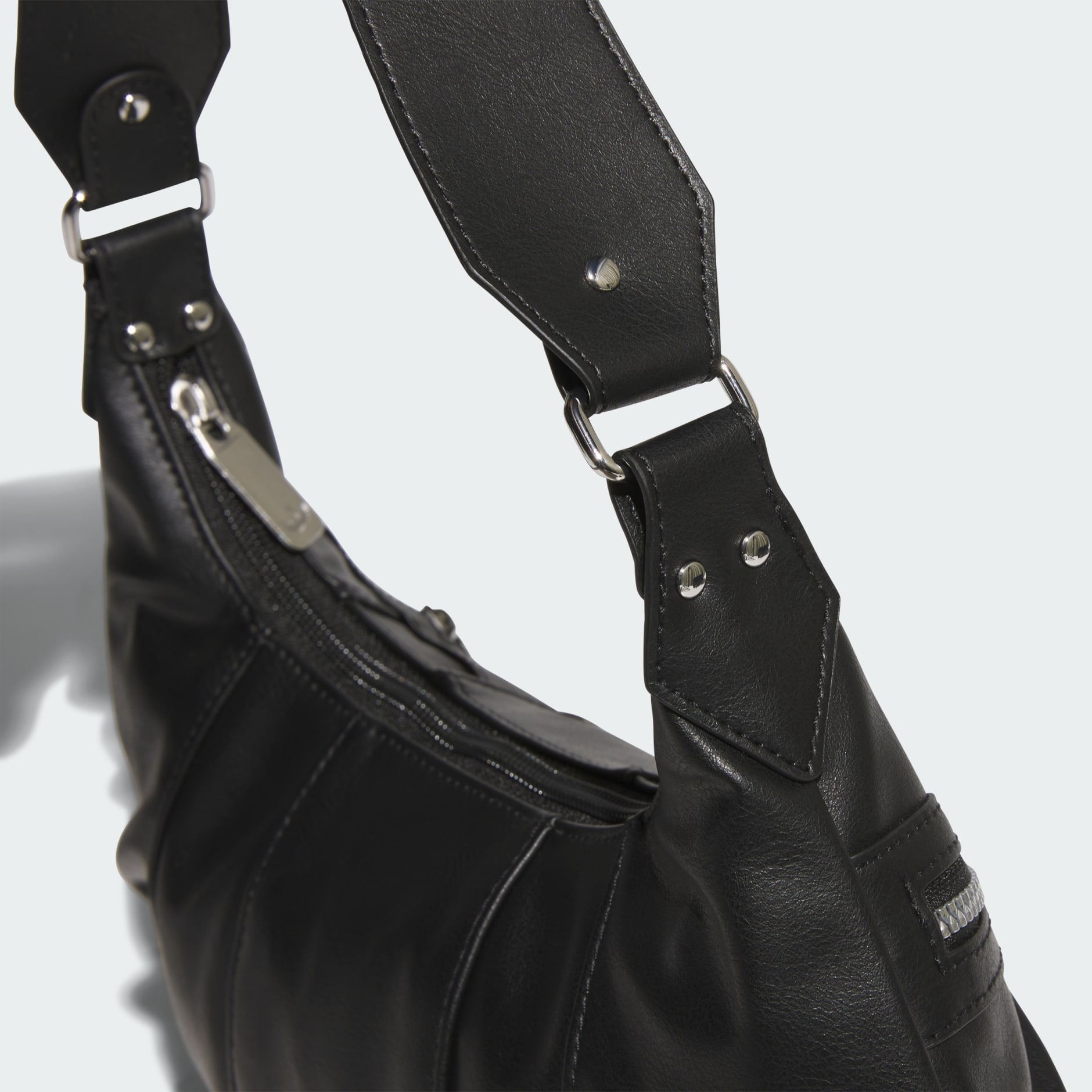 ORIGINALS HOBO PU LEATHER BAG - Black | adidas Hong Kong