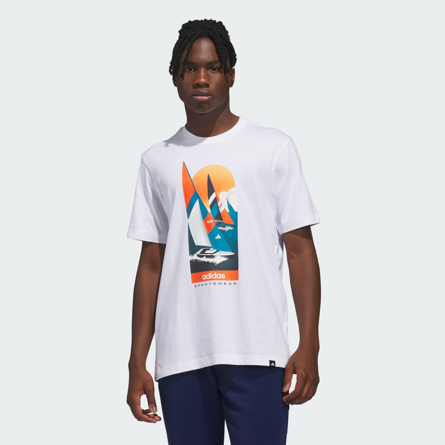 Summer Sailing Graphic T-shirt
