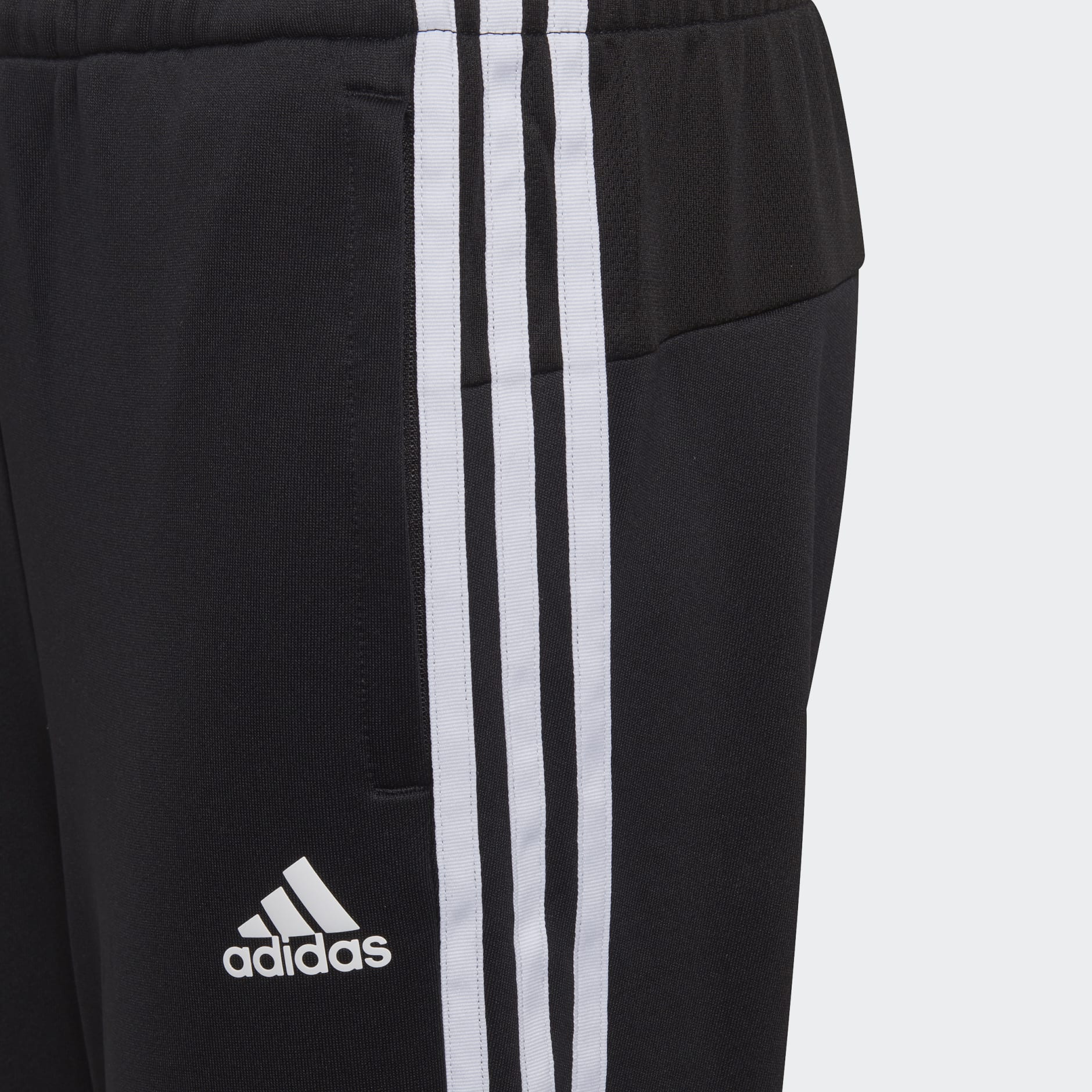 adidas AEROREADY Primegreen 3-Stripes Tapered Pants - Black | adidas UAE