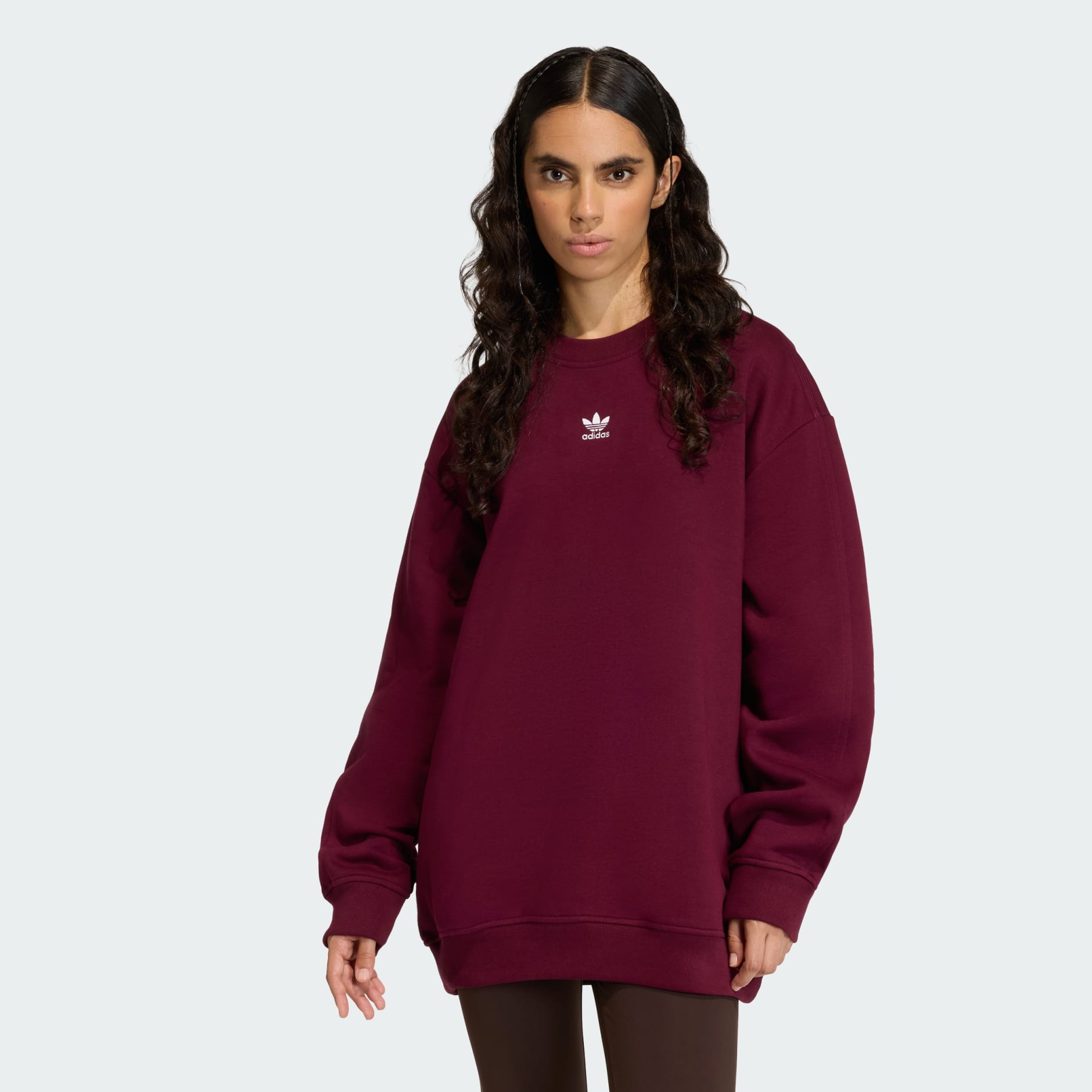 Hanorac din fleece supradimensionat ESSENTIALS