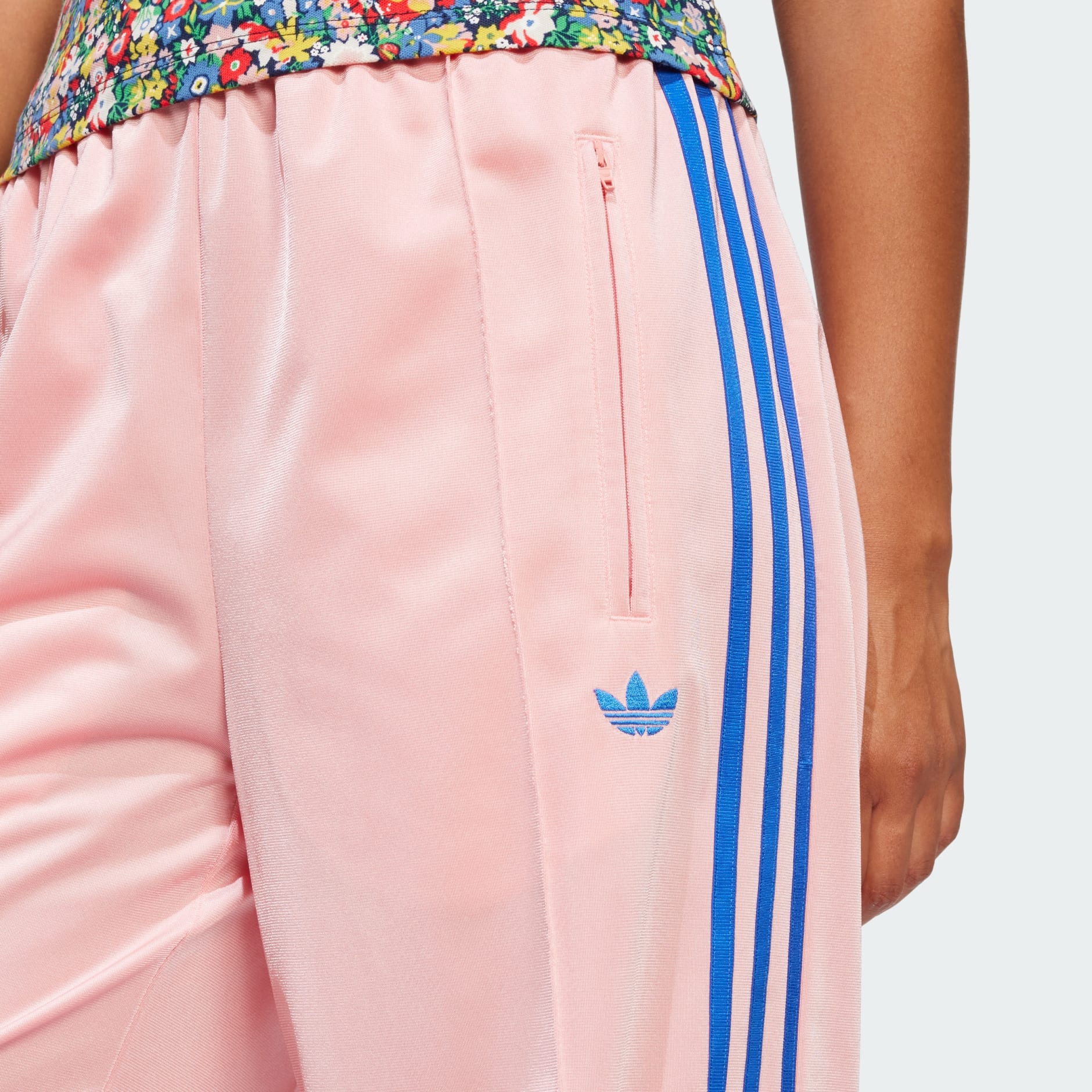 adidas Pantaloni de trening largi Adicolor Classic Firebird - Pink | adidas  Romania